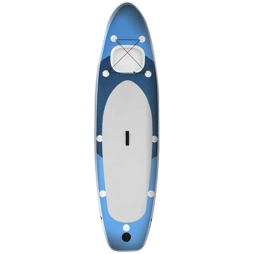 Genérico Set de Tabla de Paddle Surf Hinchable Azul Marino 330x76x10 cm,Deportes,Actividades al Aire Libre,Deportes acuáticos y navegación Deportiva,Surf,Paddleboards,93385