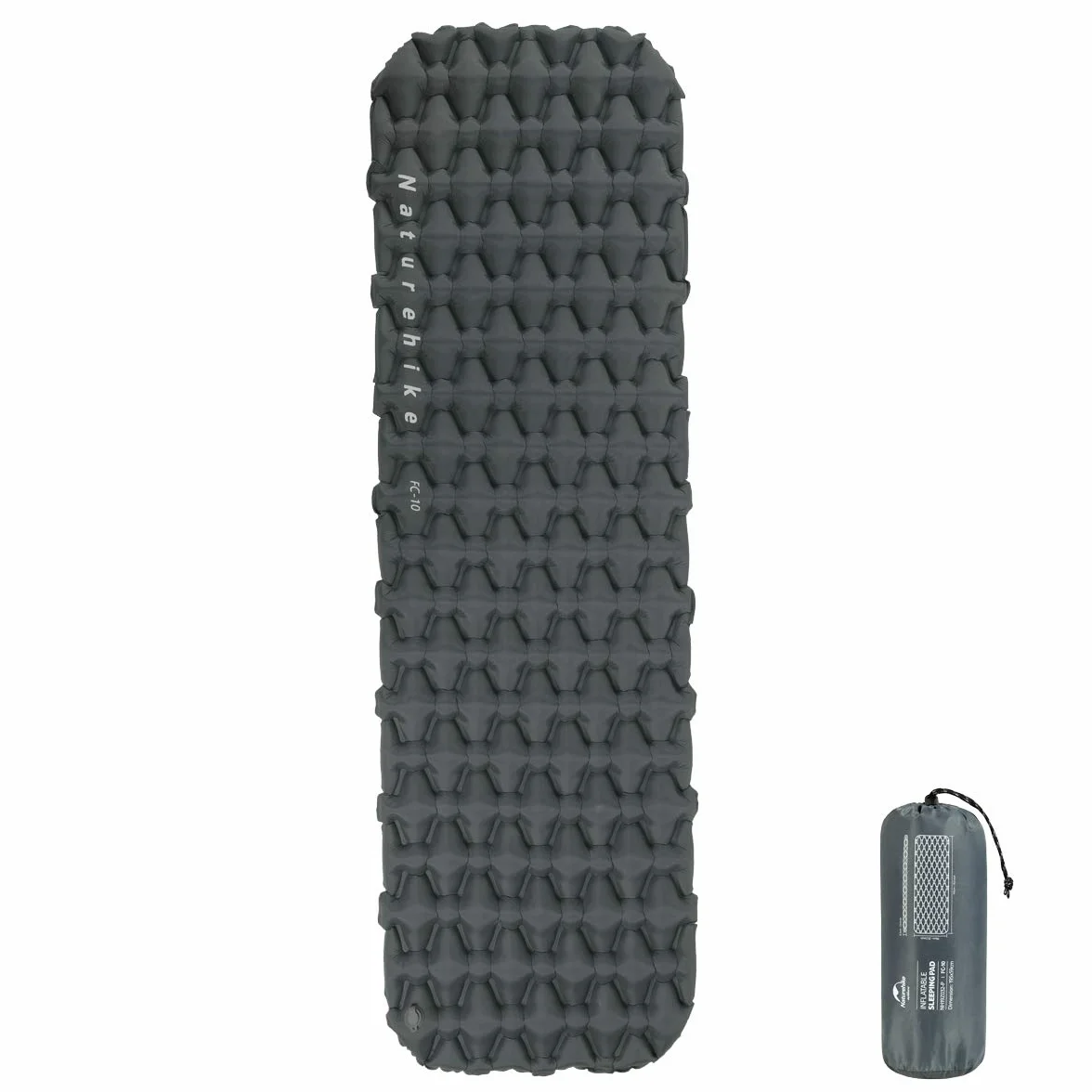 Naturehike Colchoneta Autoinflable Ultraligera 6,5 cm Grosor Impermeable para Senderismo Mochilero