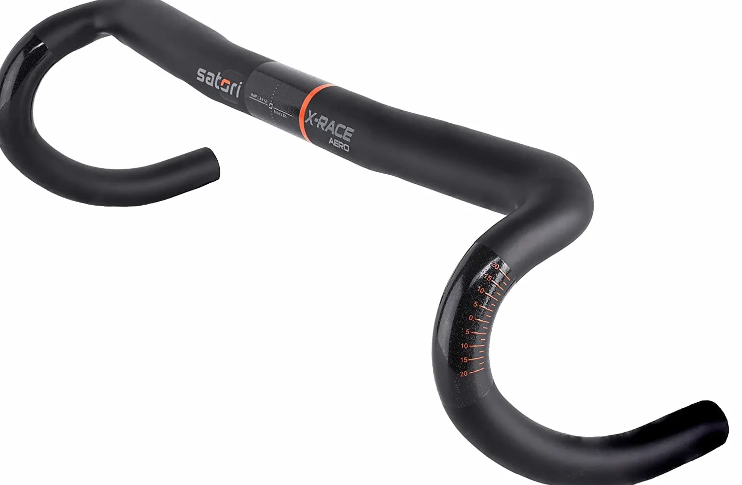 manillar bicicleta gravel CX carrera satori x-race aero aleacion alumnio 31,8x 16º flare negra mate
