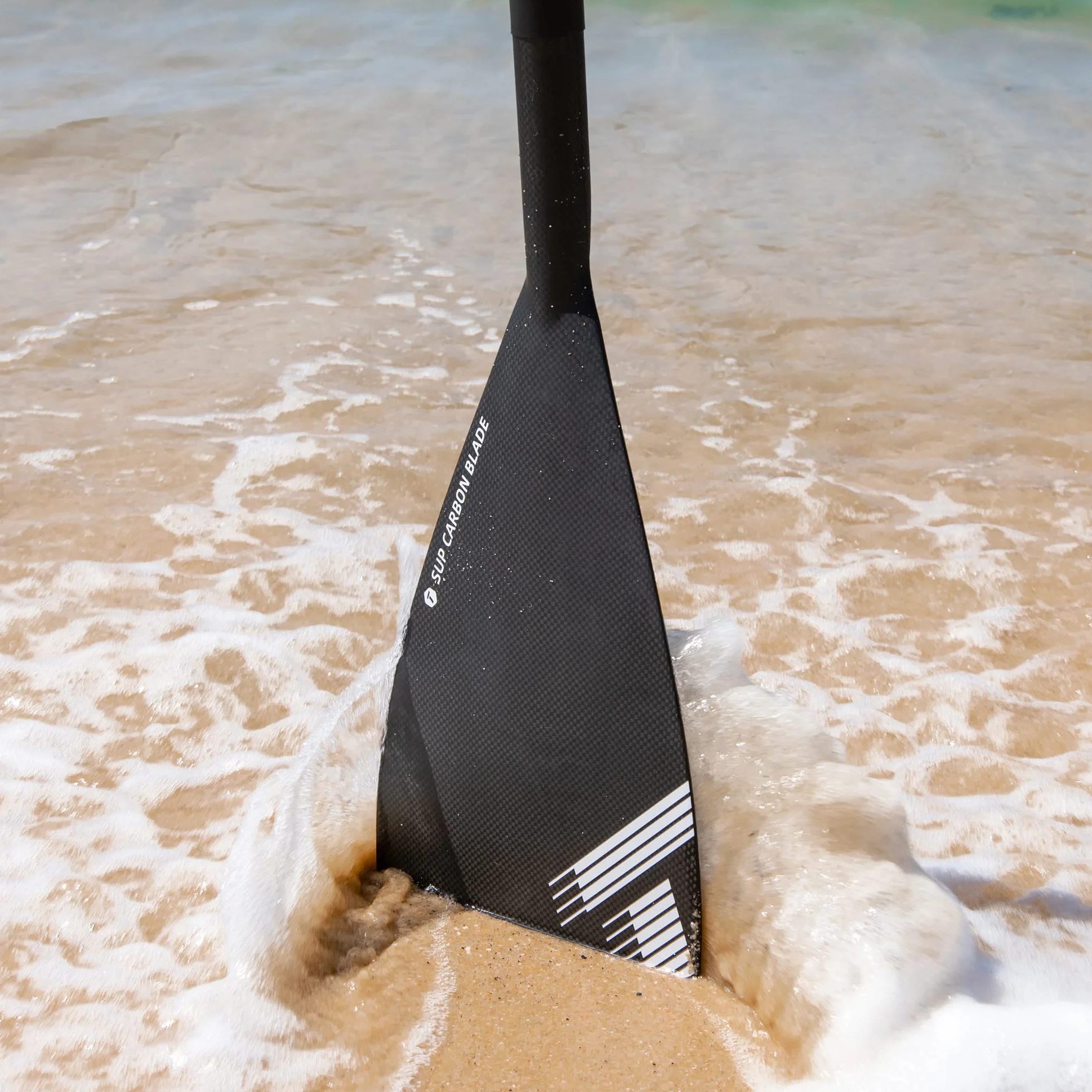 THURSO SURF Carbon Elite SUP Paddle - Tabla de remo de fibra de carbono completa, 3 piezas, ajustable, 71-87 pulgadas, extremadamente ligera, flotante, rendimiento profesional