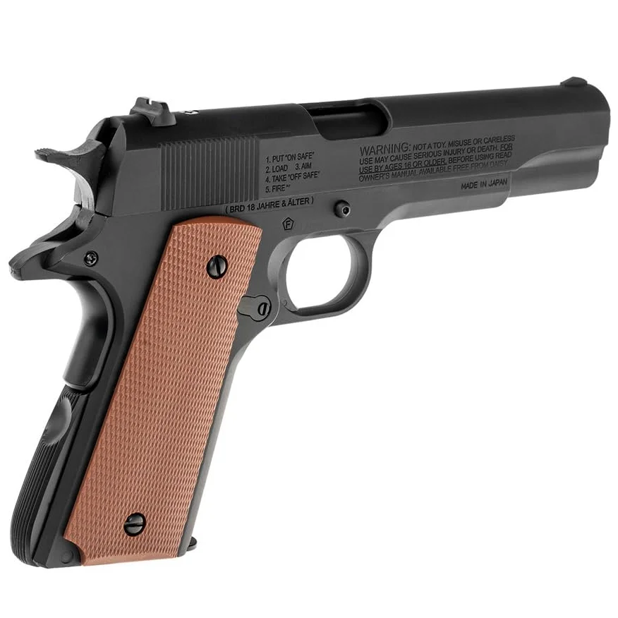 Winchester Model 11 blowback CO2 (4,5mm) | Pack Daisy Pistola de balines (balines de Acero). Arma de Aire comprimido de Co2 y Bolas BB´s, Calibre 4,5mm