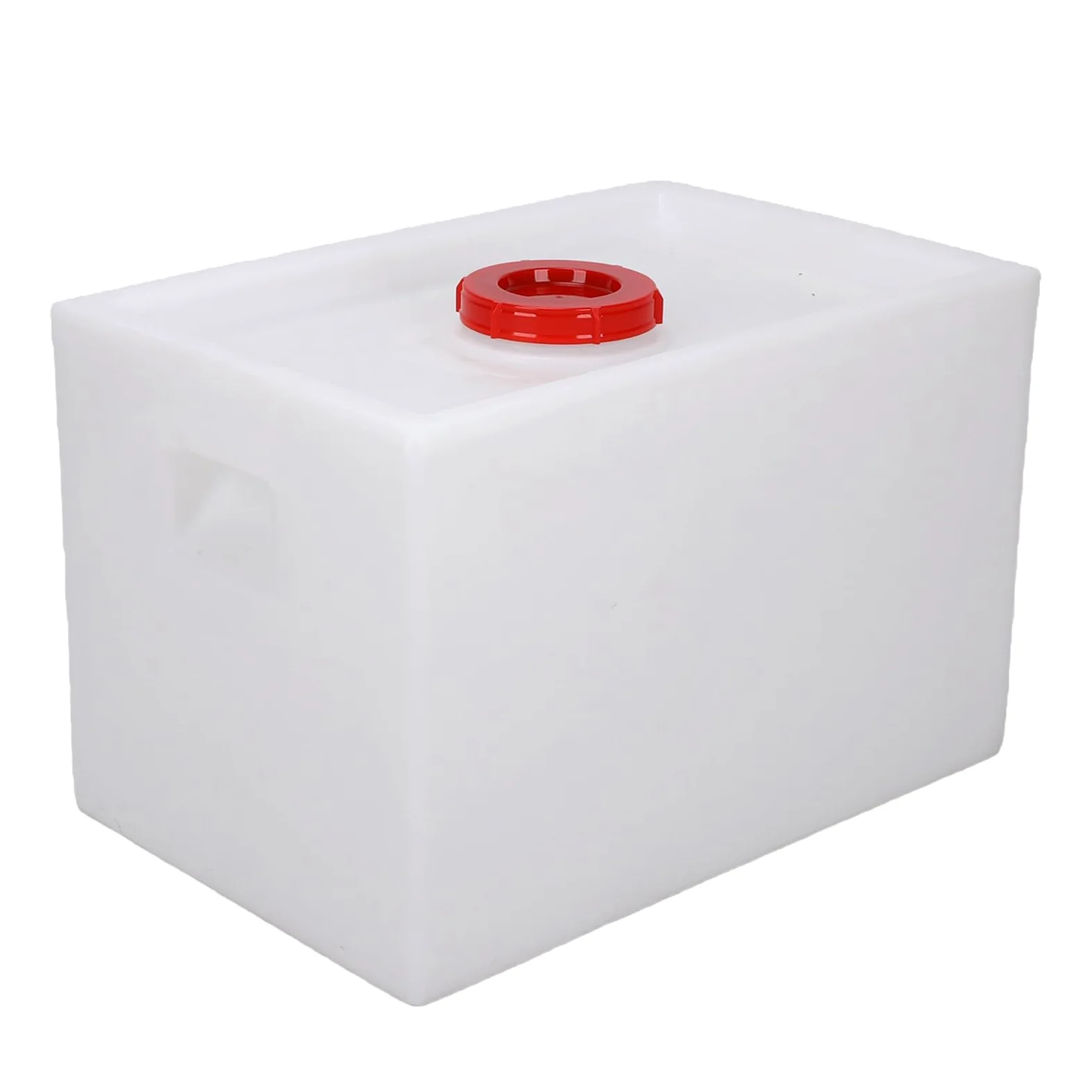 Acouto Tanque de Agua Dulce para Vehículos Recreativos de 14 Galones, 21,46 X 13,78 X 13,78 Pulgadas, LLDPE de Grado Alimenticio, Tanque de Retención de Agua de una Pieza sin Costuras
