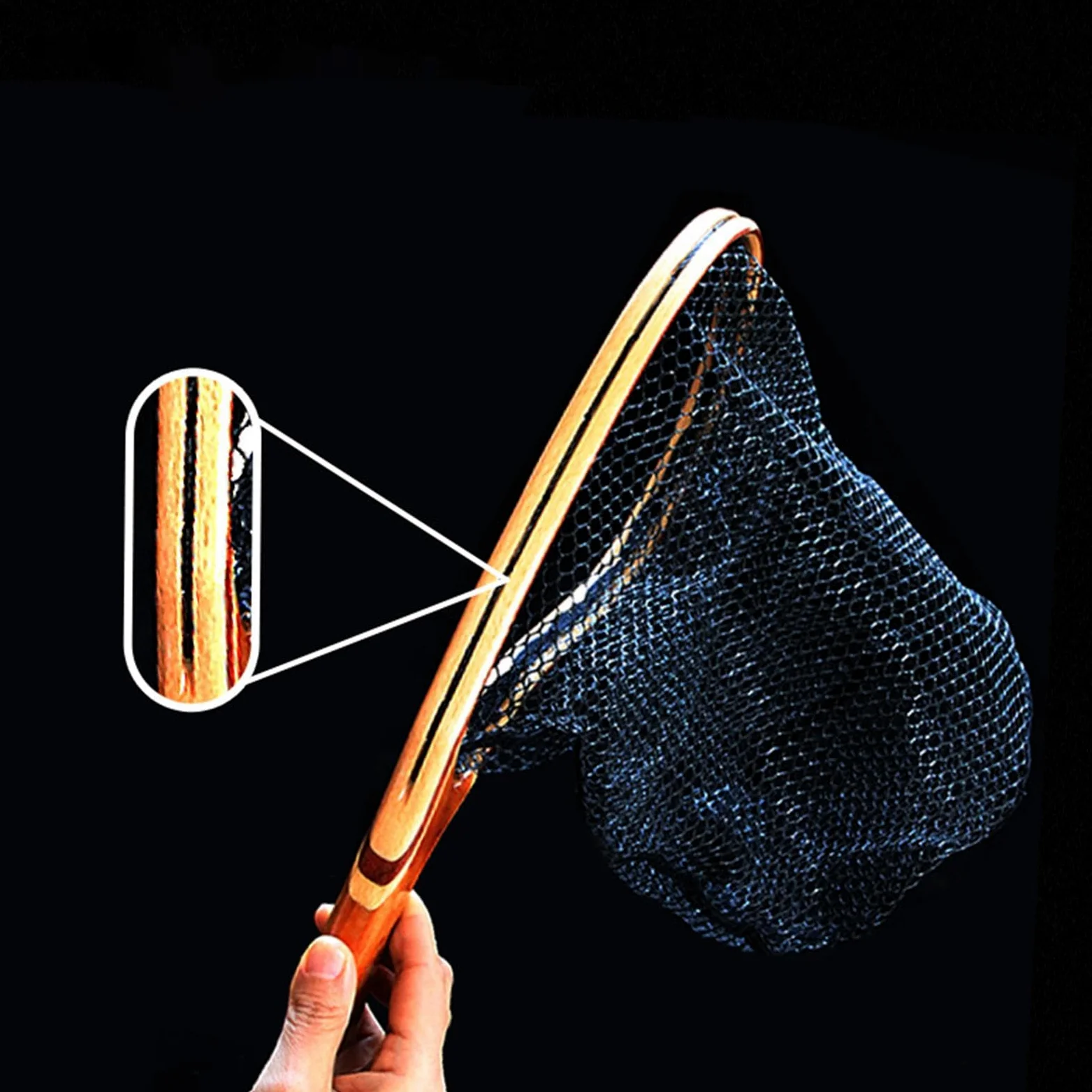 Red de pesca, redes de pesca con mosca para trucha - Red de aterrizaje
