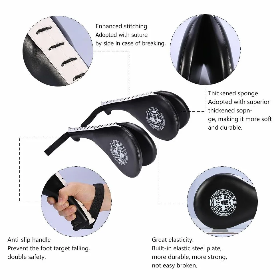 Taekwondo Pad Target, Doble Cara with Absorción Efectiva de Golpes and Refuerzo de Borde Grueso for Entrenamiento en Artes Marciales Tae Kwon Do Karate Kickboxing