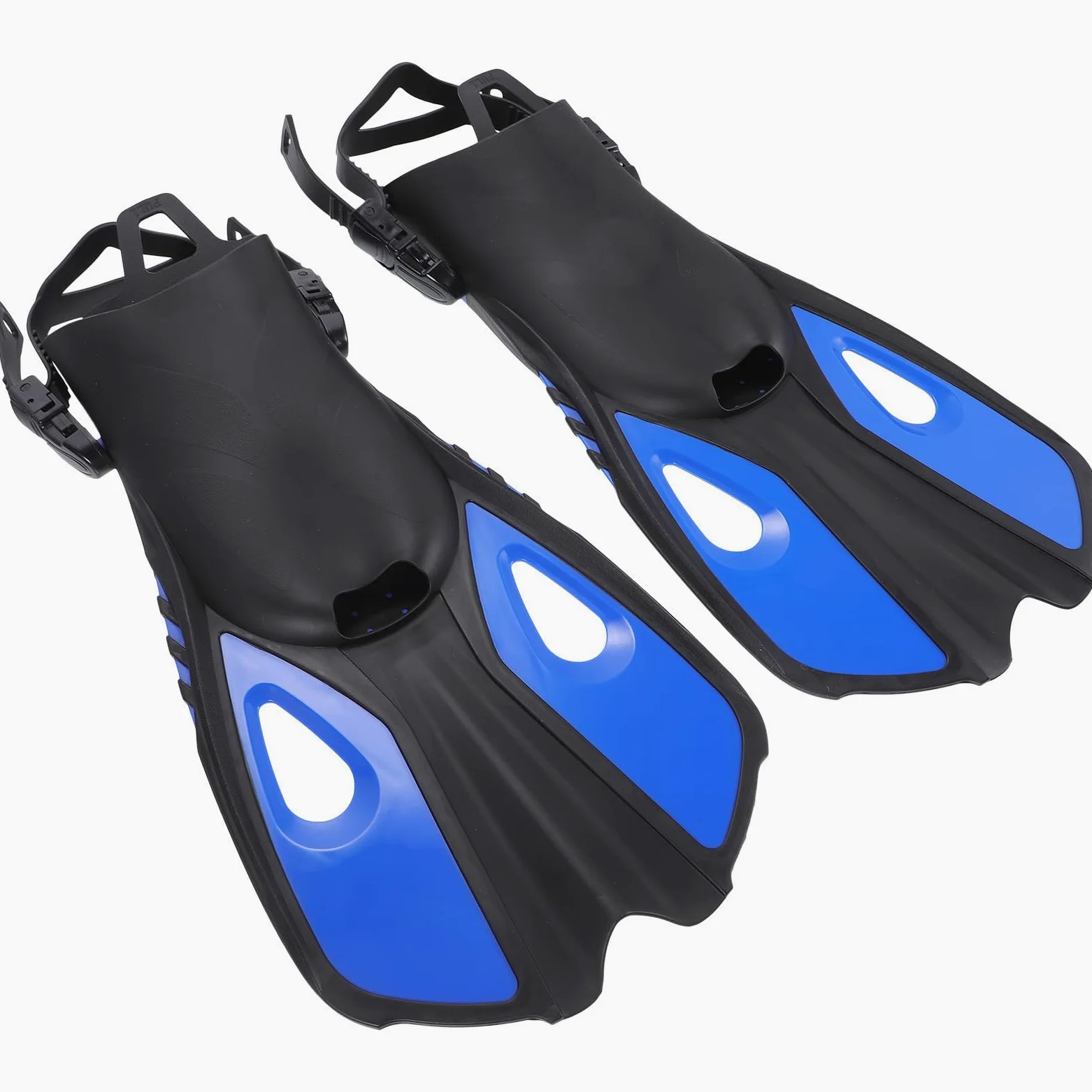 SHINEOFI Aletas de Natación Ajustables y Fáciles de Quitar de Goma para Entrenamiento y Buceo Ideales para Adultos y Principiantes en Snorkel y Buceo
