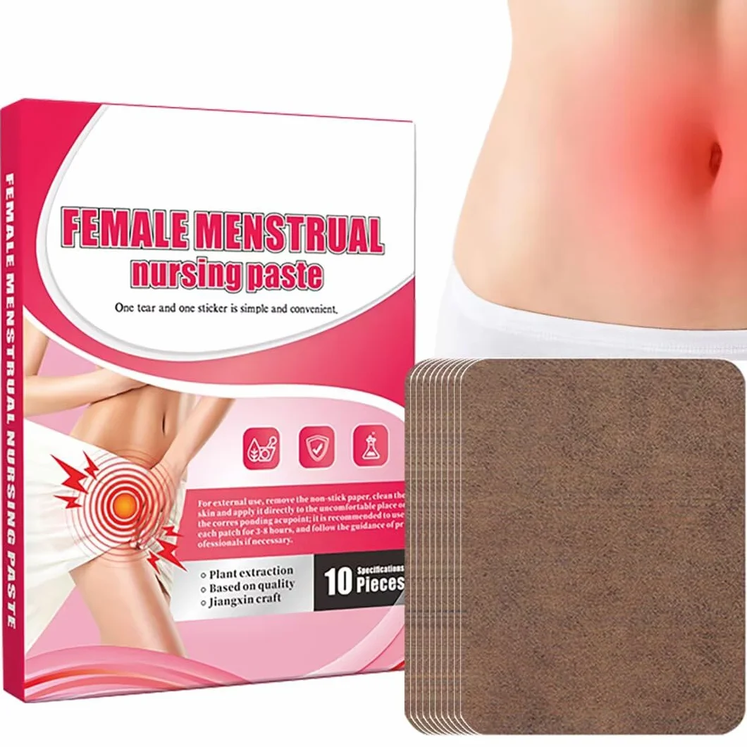 Parches menstruales extractos vegetales ajenjo angélica cólicos dolor abdominal 10 unidades