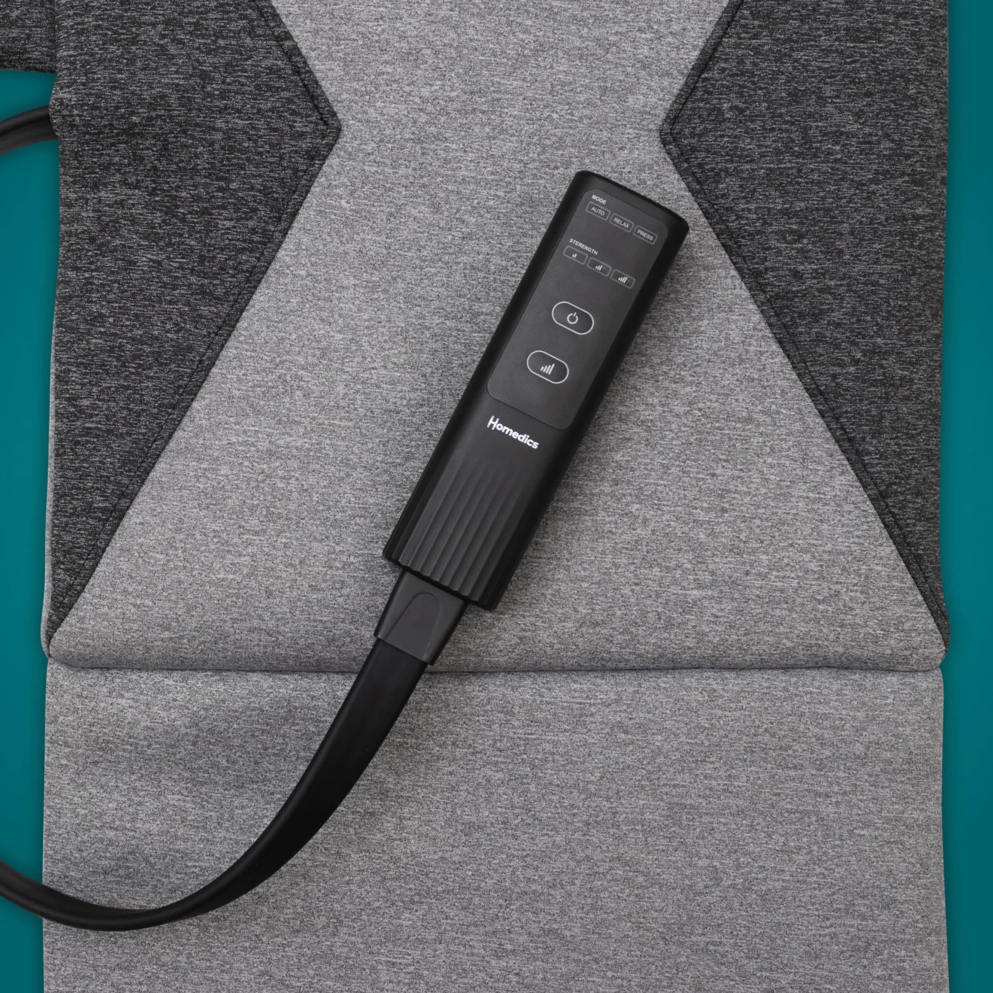 Homedics Stretch Mat - Full Body Stretching Mat with Adjustable Programs, Portable & Foldable Exercise Fitness Mats, Ideal for Home Gym, Yoga or Pilates - with Head Pillow for Enhanced Comfort