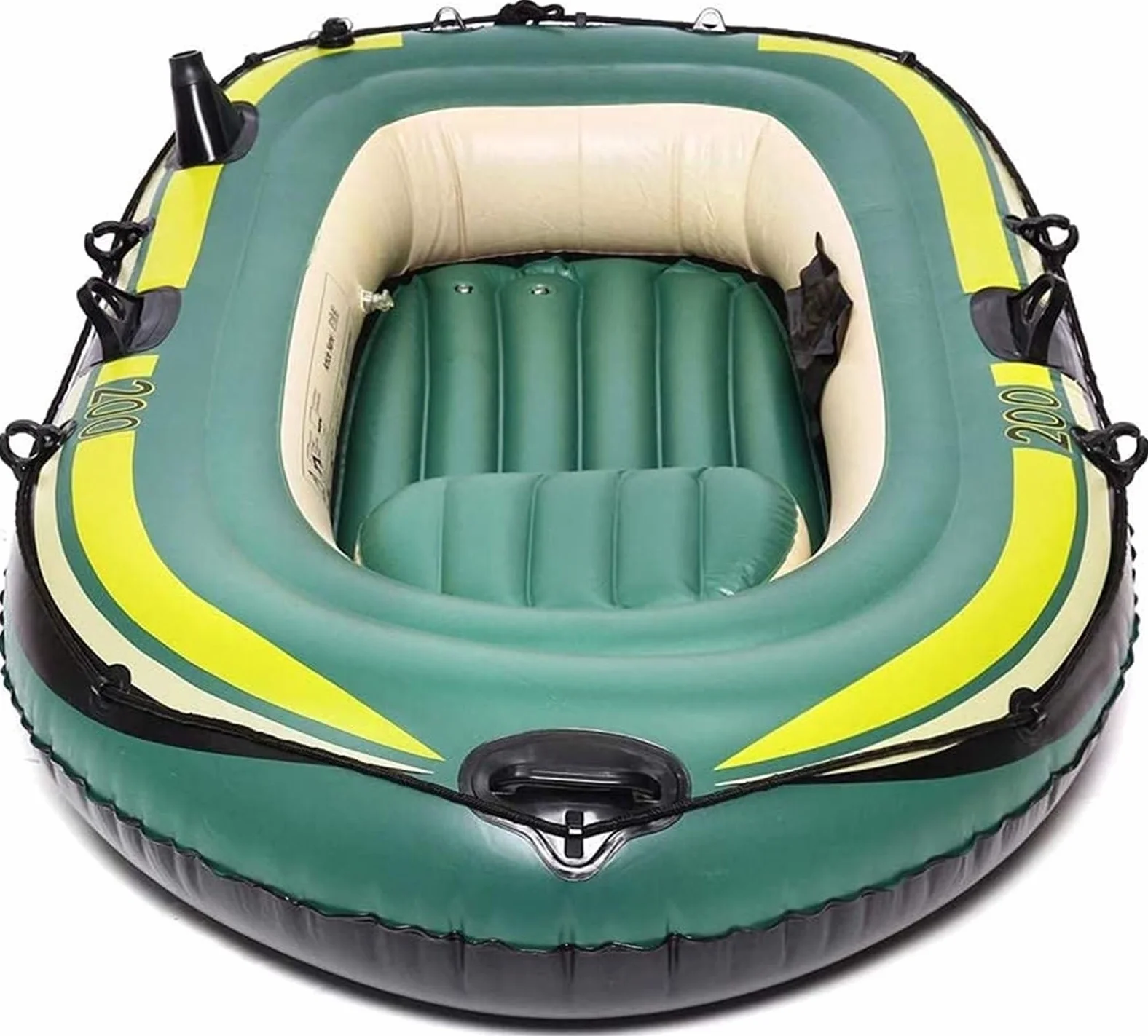 Kayak Inflable Doble Bote de plástico Kayak Bote de Pesca Bote Inflable Bote de Goma Espesado 188X108cm
