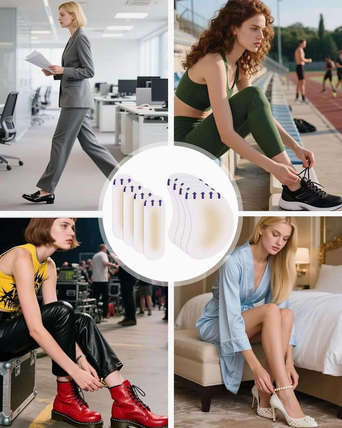 Apósitos Para Ampollas, Parche Para Ampollas Los Pies, Tiritas Deportivas, Venda Adhesiva Impermeable, Prevención De Ampollas En Pies, Dedos Y Talones