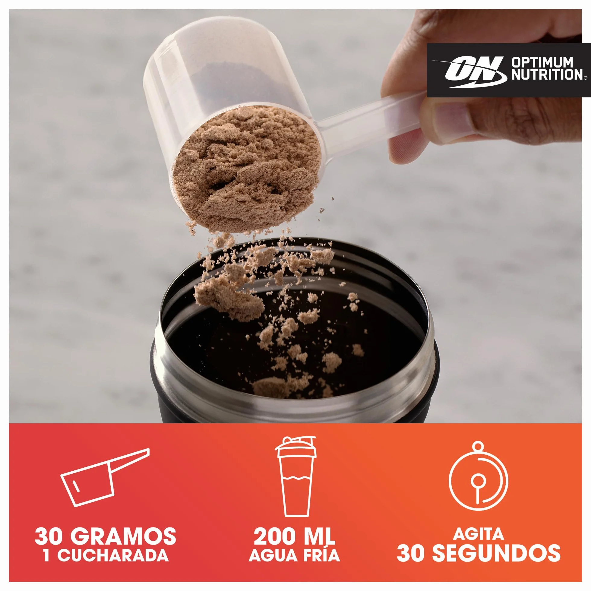 Optimum Nutrition Gold Standard 100% Whey Proteína en Polvo Doble Chocolate 899g 29 Servicios