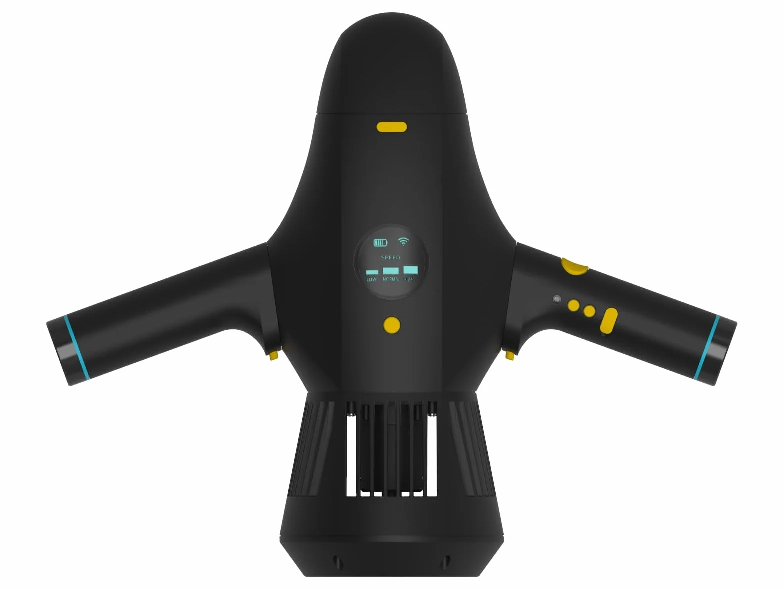 OBEST Patinete Subacuático Portátil 5 km/h, Scooter Eléctrico Subacuático con Soporte de Cámara Acción, Pantalla LED, 3 Modos de Velocidad Propulsor para Buceo, Esnórquel, Aventura y Pesca, 4500 mAh