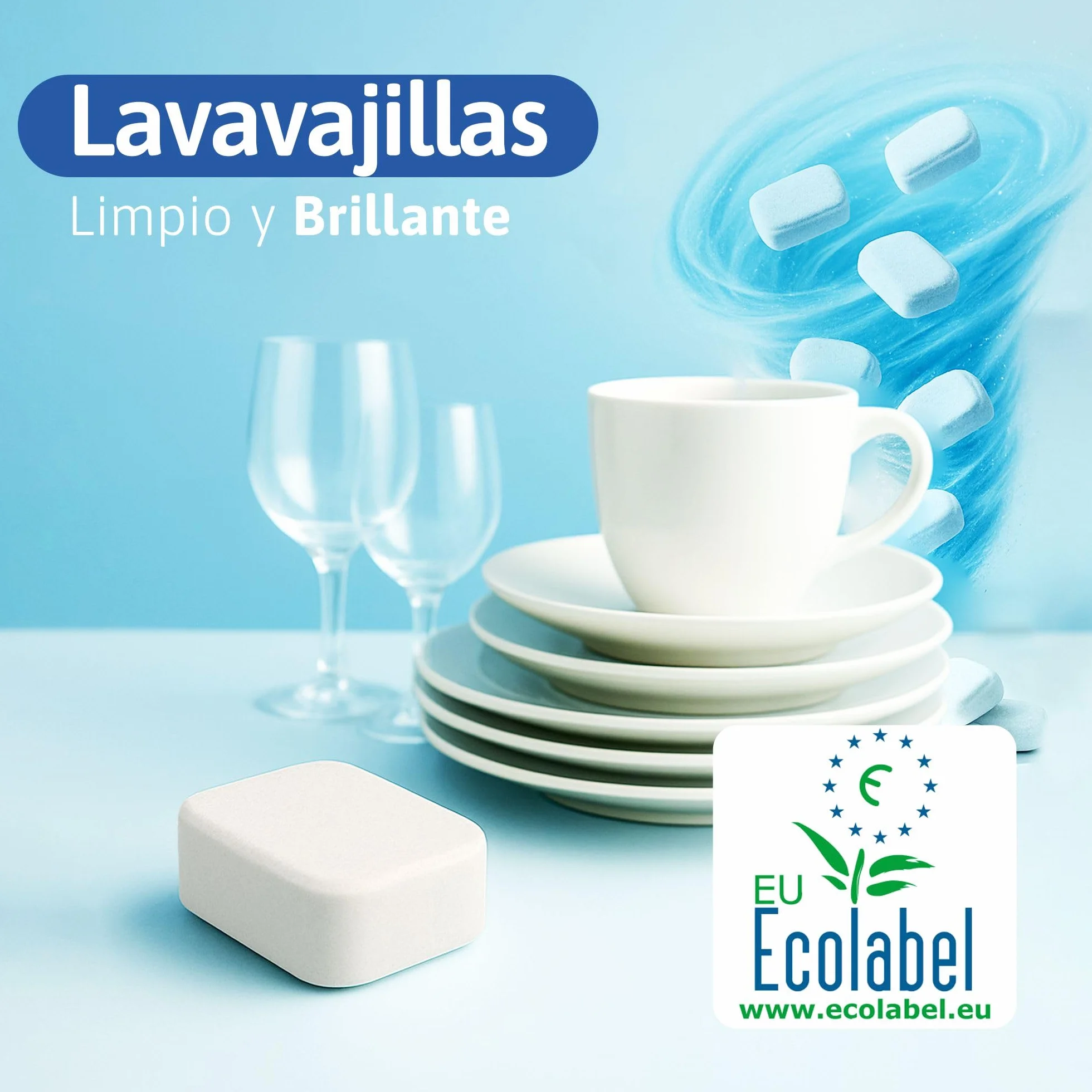 Natulim Pastillas Lavavajillas 30 Usos Biodegradables Hidrosolubles 6 en 1
