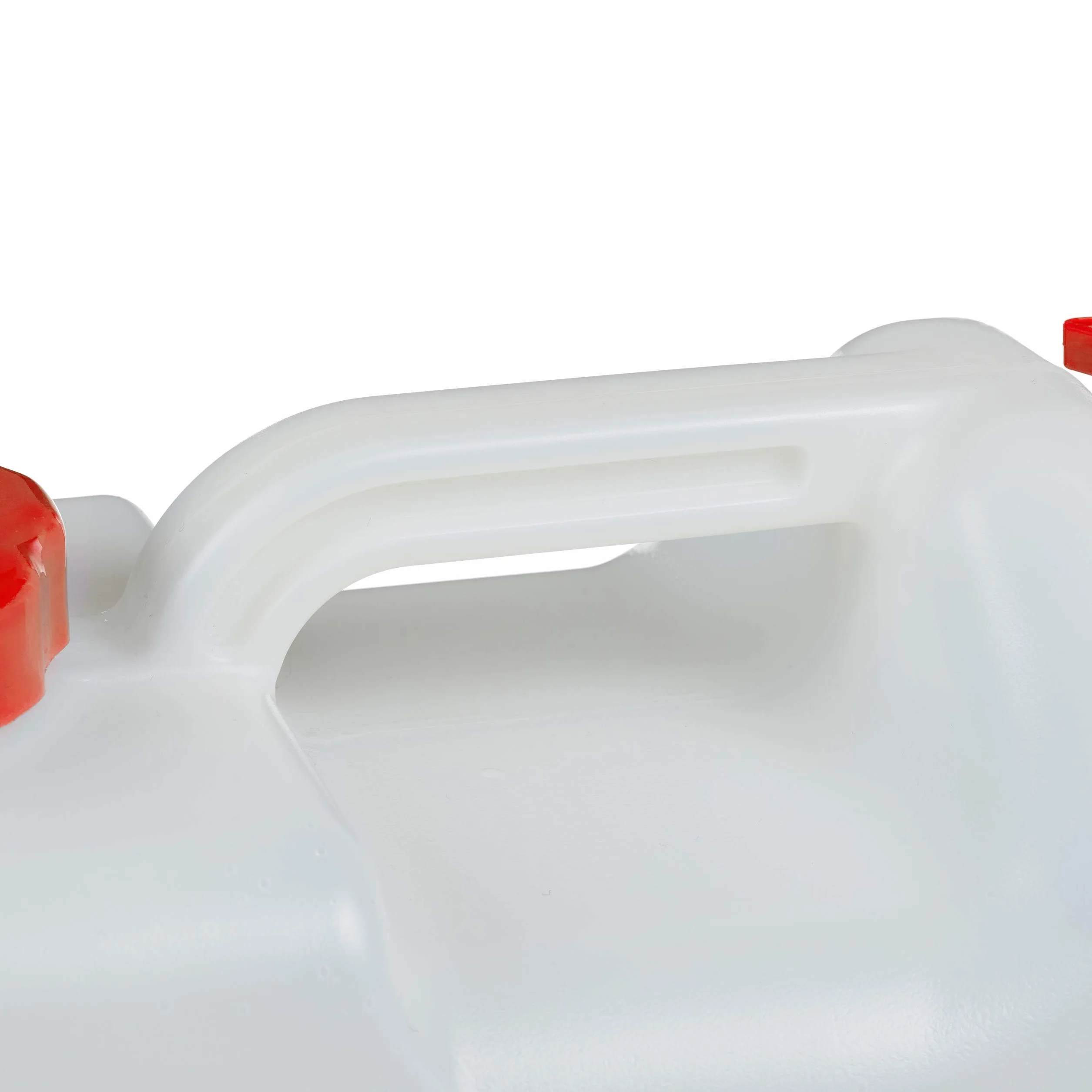 Relaxdays Bidón de agua con grifo, Tapa de rosca ancha, Accesorio de camping, 23L, Sin BPA, Blanco & Rojo, 1 Ud.