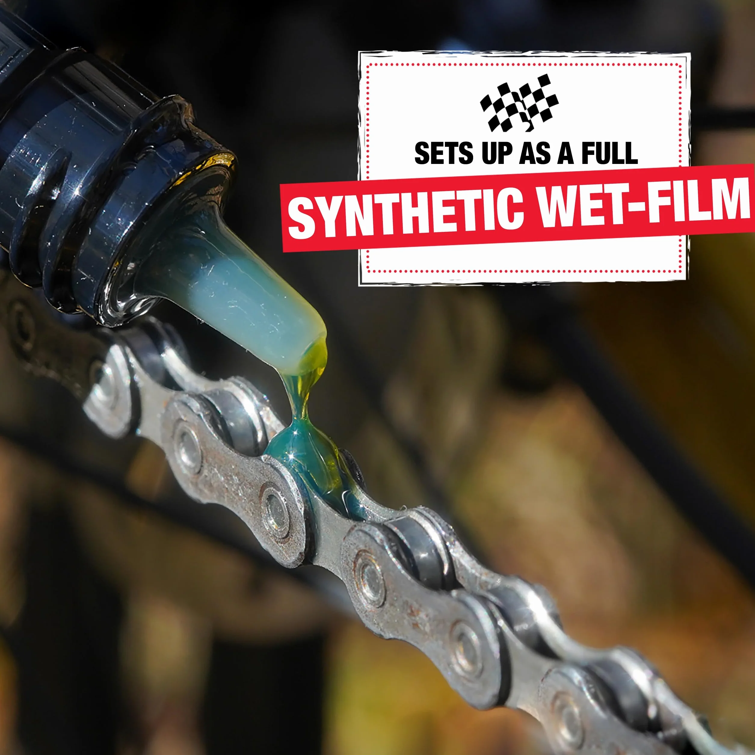 Línea de meta lubricante para cadena de bicicleta de humedad 1 Gallon jarra