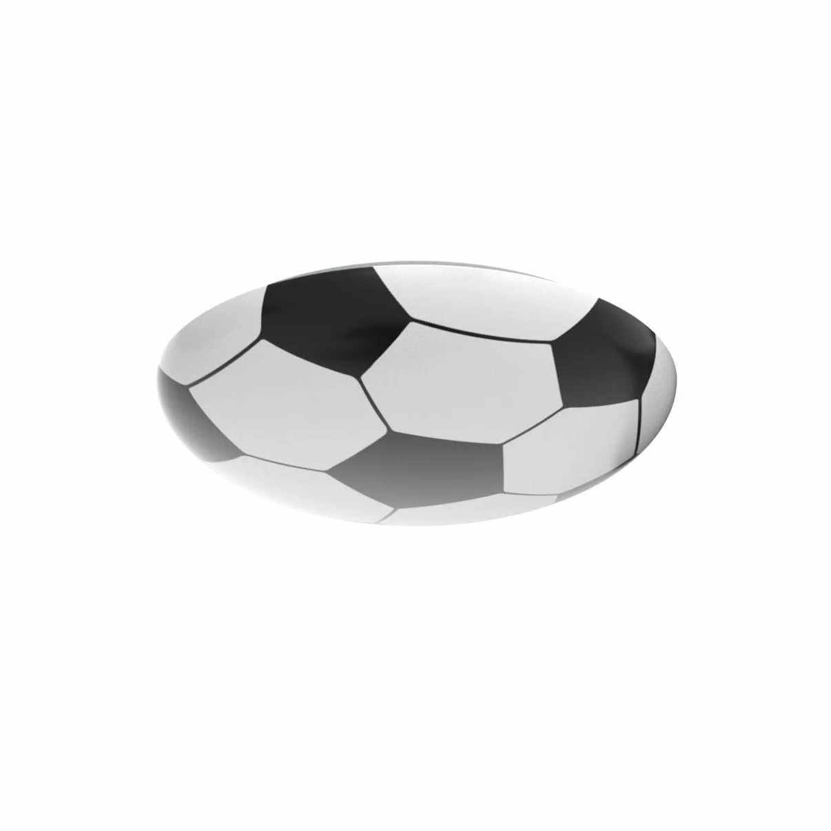 BRILONER Lámpara LED de techo fútbol 12W 1300 lúmenes blanco 27,5 cm