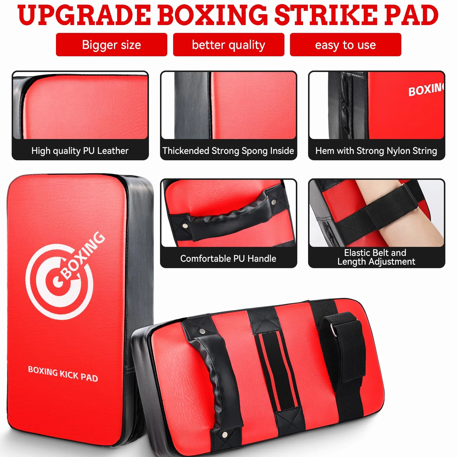 Set de Kick Pads para Niños – Kick Pad de Taekwondo, Manopla Curva & Doble Paddle de Patada para Artes Marciales