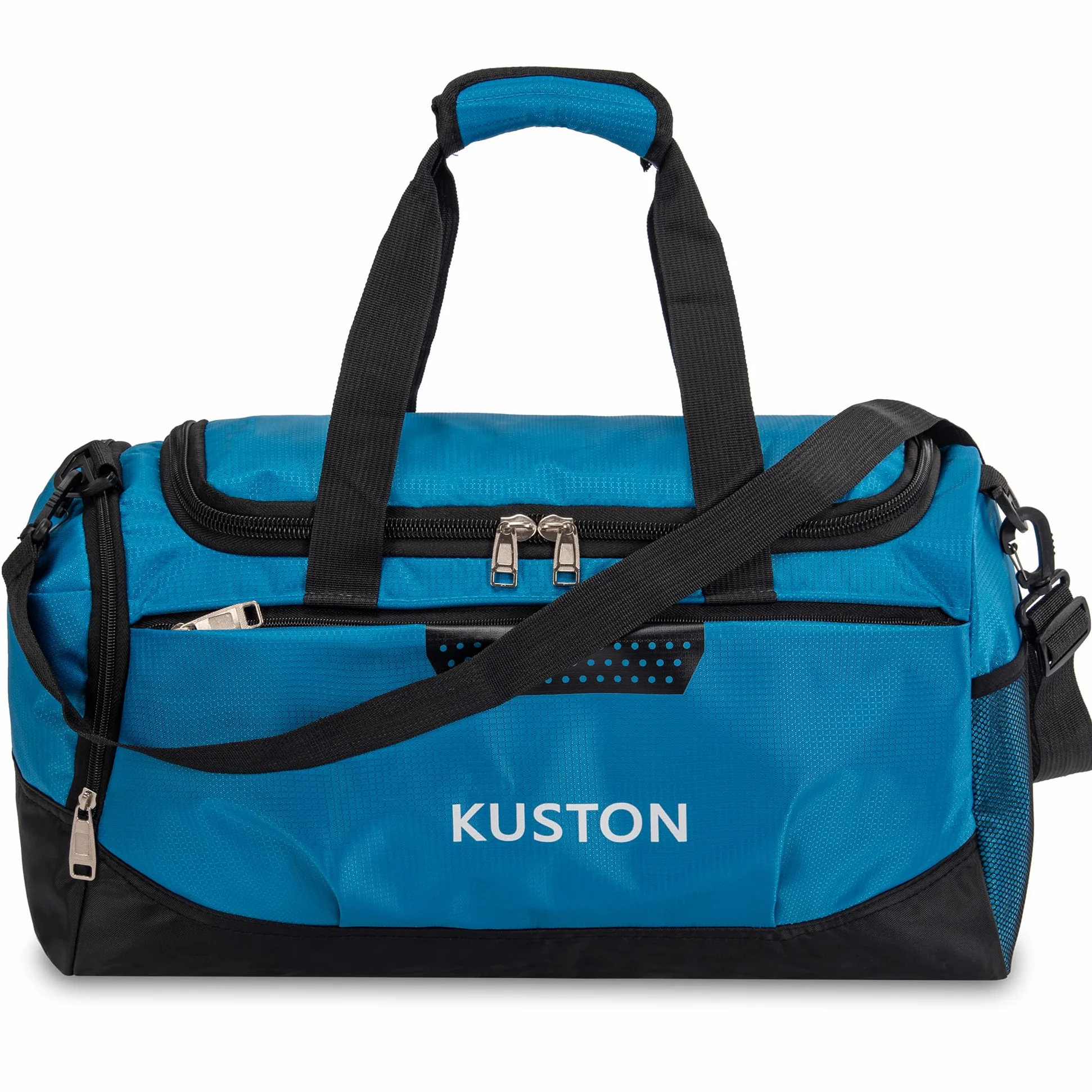 Bolsa portátil con cordones de zapatos, bolsa de gimnasio para hombres y mujeres, bolsa de viaje con equipaje de mano de pequeña capacidad, Azul, Deportivo