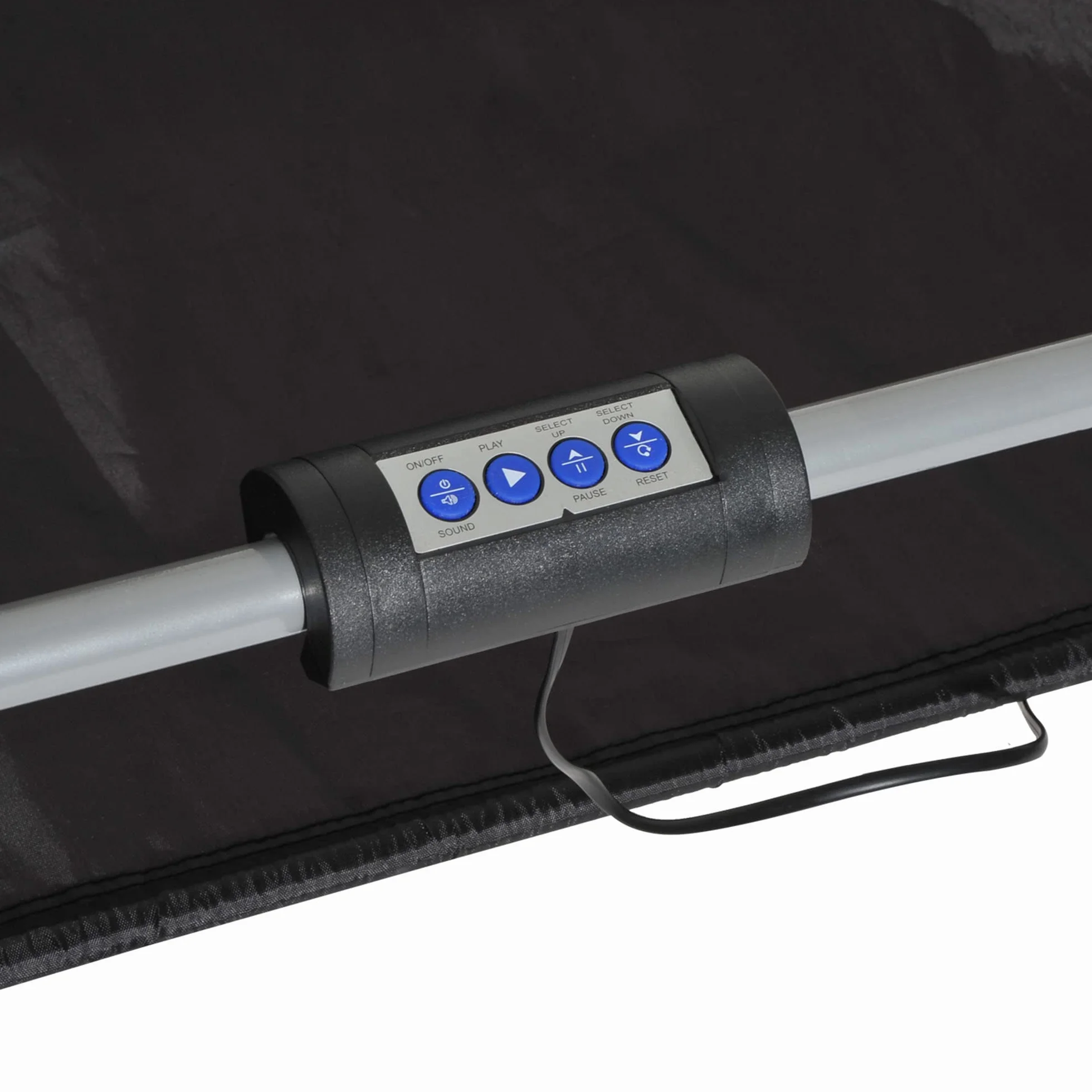 HOMCOM Juego de Canastas Plegable, Máquina de Baloncesto con Contador y Marcador Electrónico, Acero, 205x110x205 cm