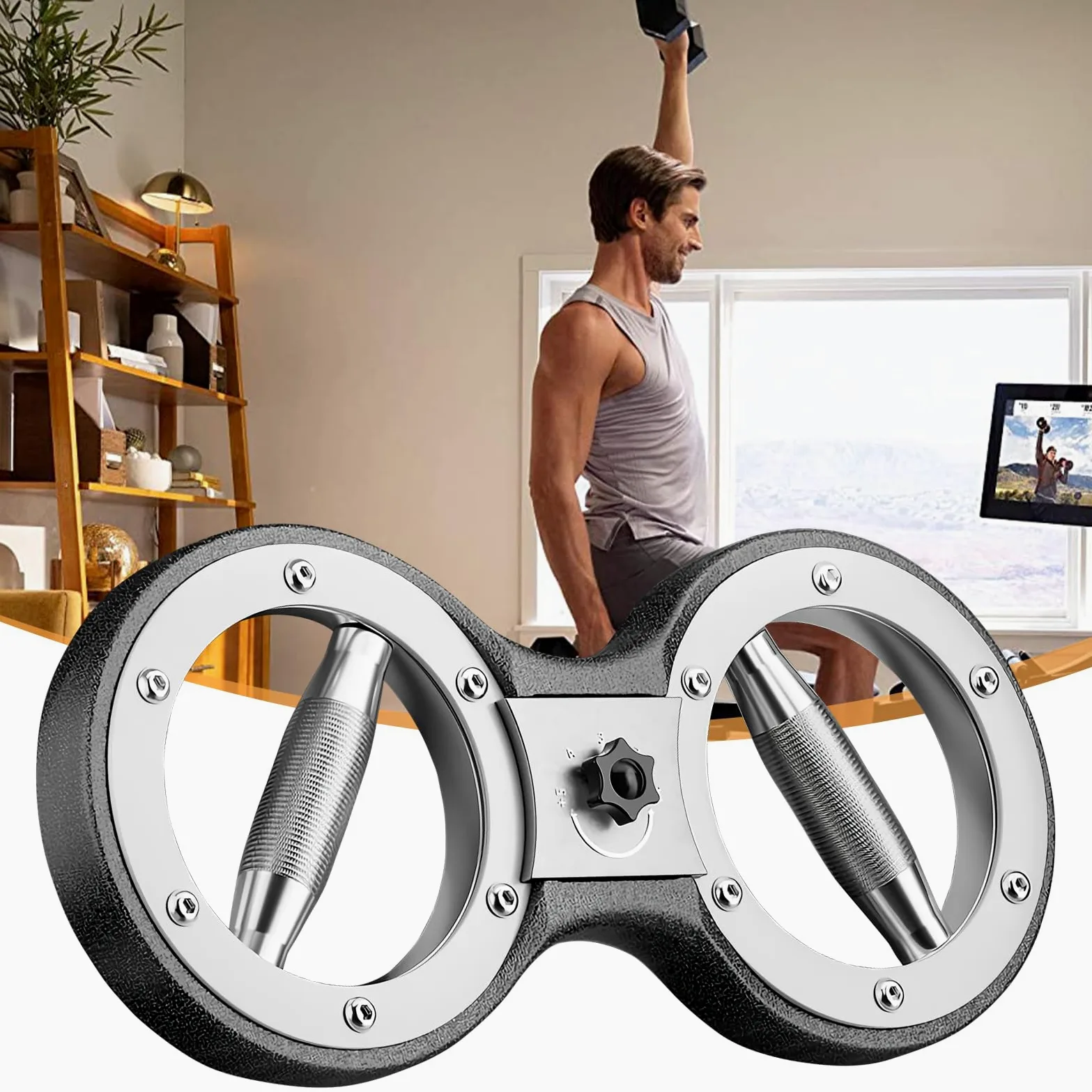 Entrenador De Brazos Fortalecedor de Manos Entrenamiento de Agarre Músculo | Entrenador De Brazos De 5,4 Kg Y Fortalecedor De Agarre Para Hombres Accesorios Gimnasio Casa Fuerza Pecho Músculos Fit