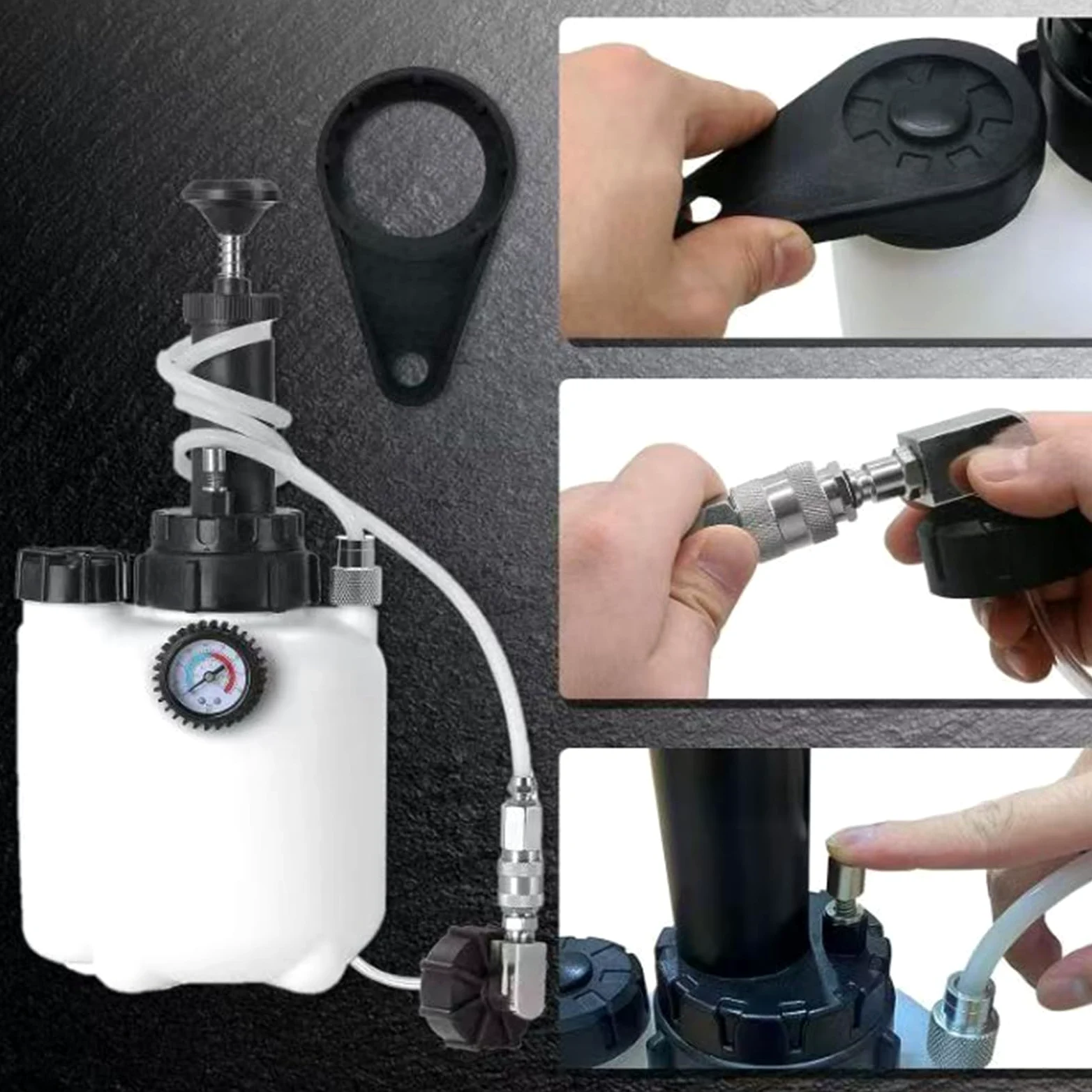 Kit De Sangrado De Líquido De Frenos Sangrador De Presión De Frenos Para | Mantenimiento Vehicular Para Usuarios Particulares Y Talleres