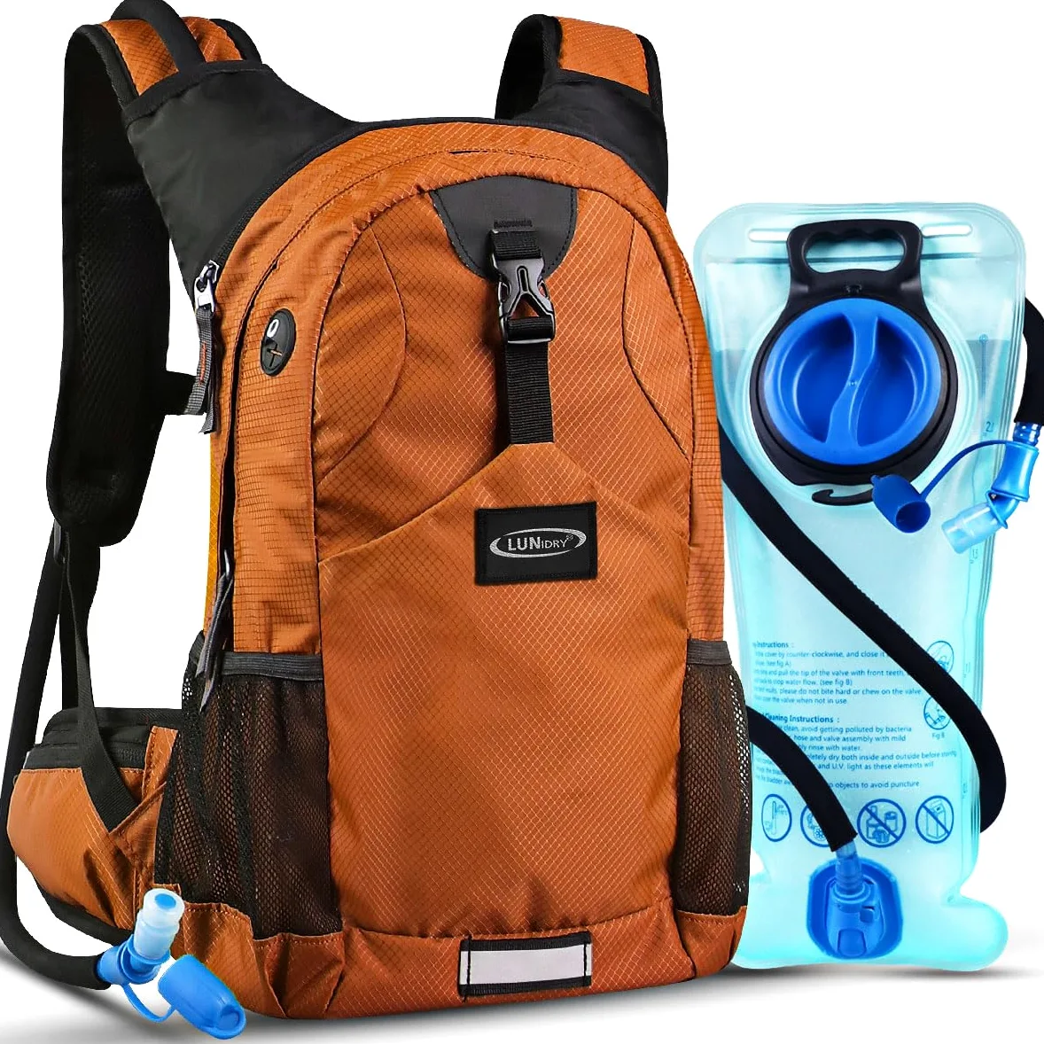20L Mochila de Hidratación, Mochila con Bolsa de Agua 2L, Mochilas Trail Running para Correr, Ciclismo, Camping, Bicicleta Senderismo, Mochila con Sistema de Hidratación para hombresy Mujeres