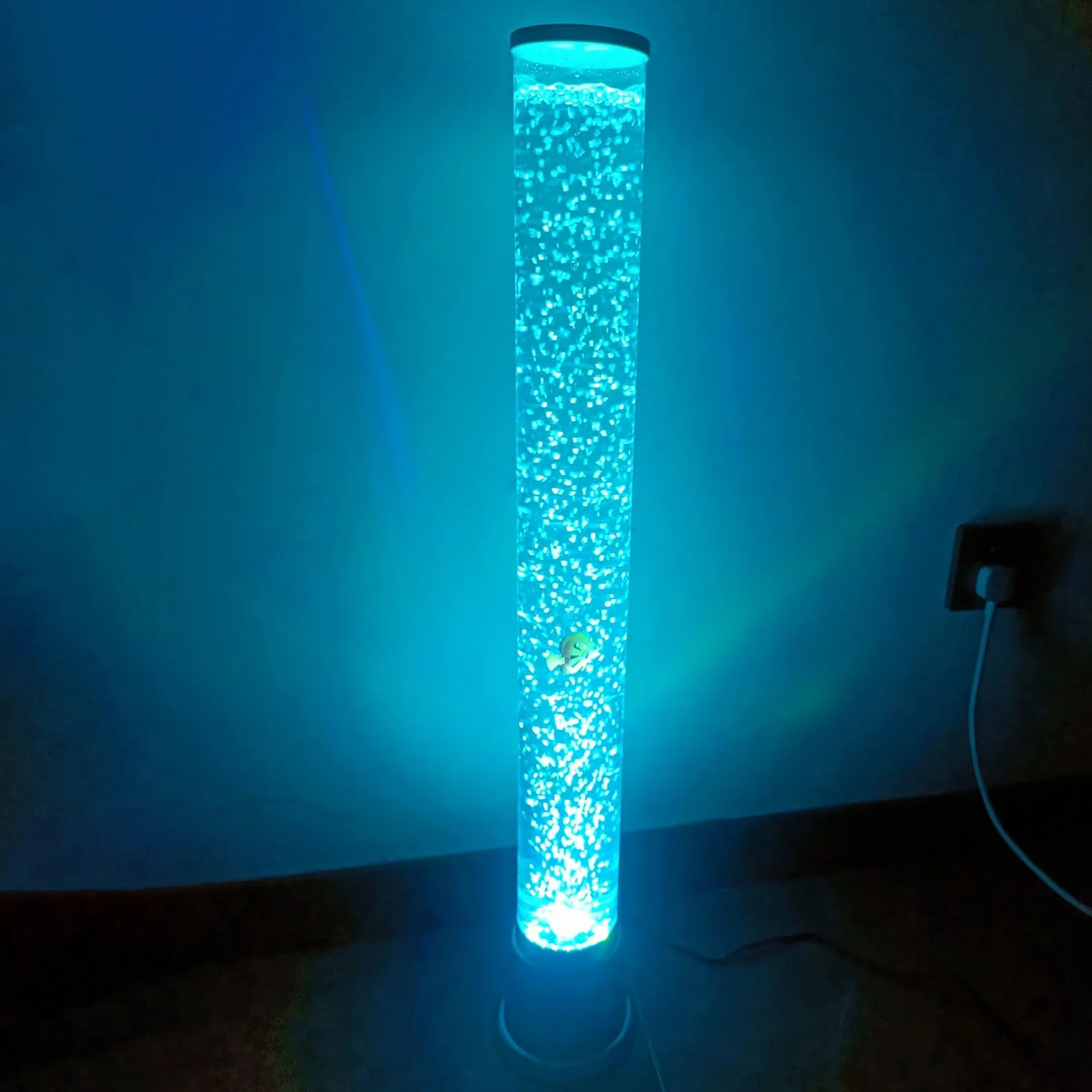 Lámpara de Lava LED con 7 Luces Cambiantes de Color para Acuario, Regalos Sensoriales