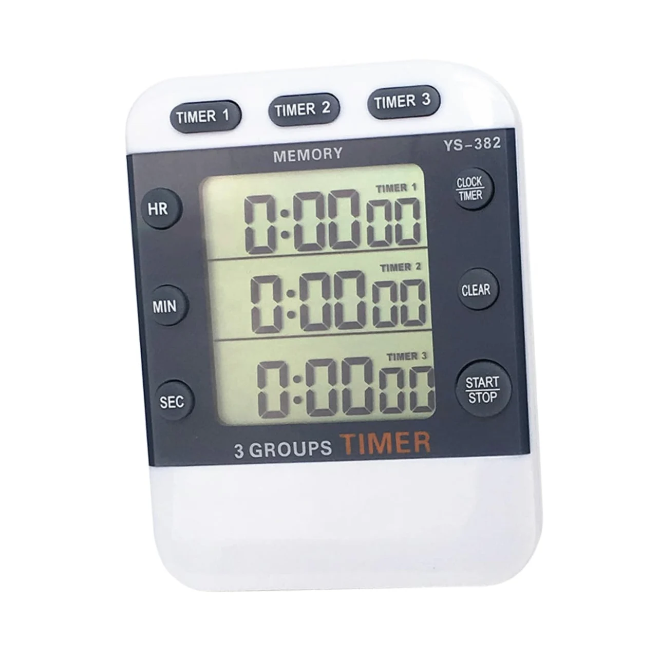 3piezas Cronómetro Digital De Pantalla LCD Líneas Temporizador Regresivo para Cocina Cronógrafo Práctico y Portátil Sin Batería para Cocinar y Hornear