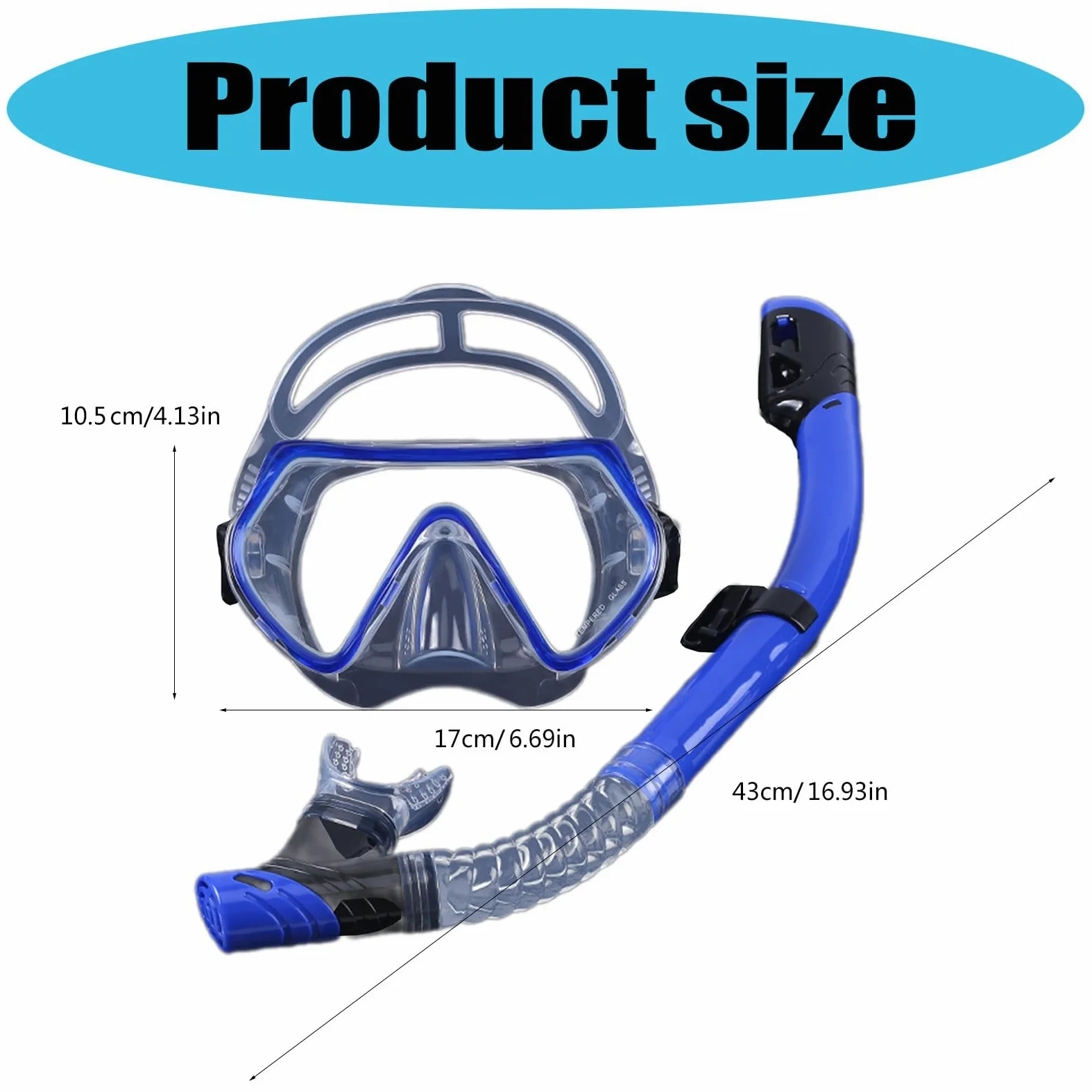 Equipo de esnórquel para buceo, esnórquel, gafas antivaho, gafas para piscina, esnórquel