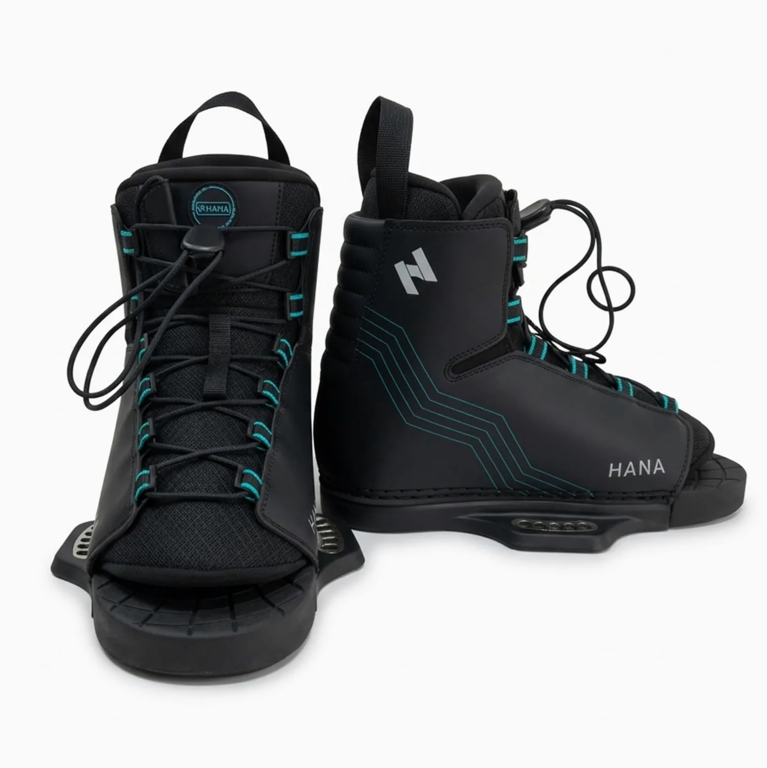 HANA Pack Wakeboard Carver Barco | Tabla & Zapatos (Talla Universal 38-46) | Rocker 3 pisos y núcleo PU | Conjunto completo de progresión y rendimiento