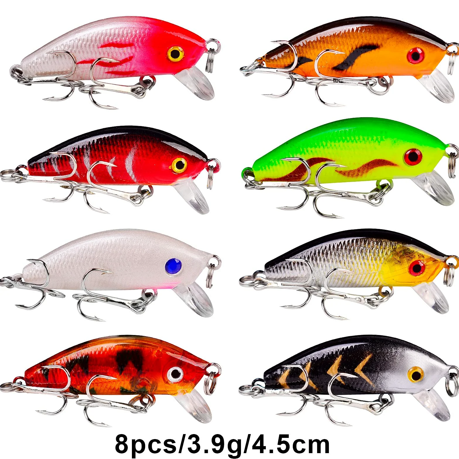 Flotante Minnow Señuelos de Pesca Set para Bass Trucha Perca Topwater Duro cebos señuelo de Siluro Crankbaits Agua Salada Barco Casting Pesca Tackle Kits 48 pcs