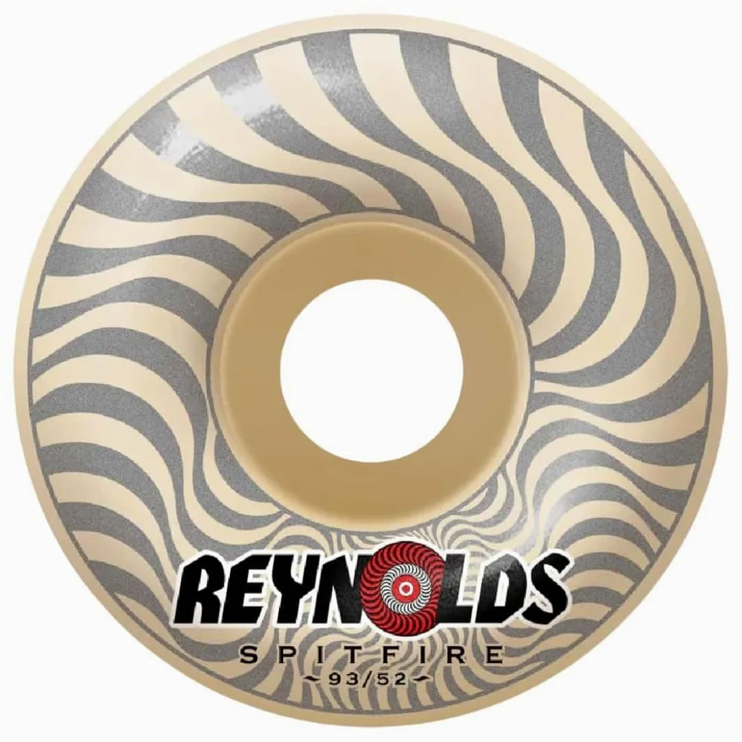 Spitfire Forumla - Cuatro ruedas de skate 93 Reynolds Classics Blanco 52 mm