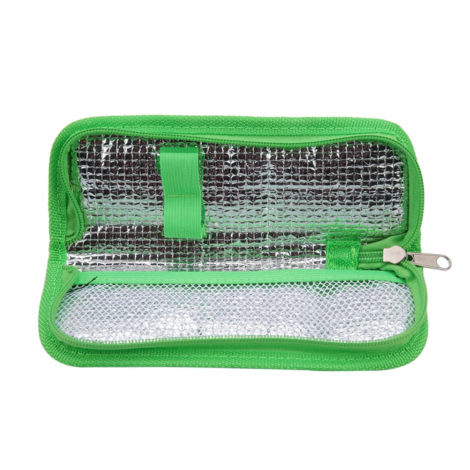 Estuche de Viaje para Enfriador de Insulina, Bolsa Portátil, Organizador Diabéticos, Aislado Isotérmico (Verde)