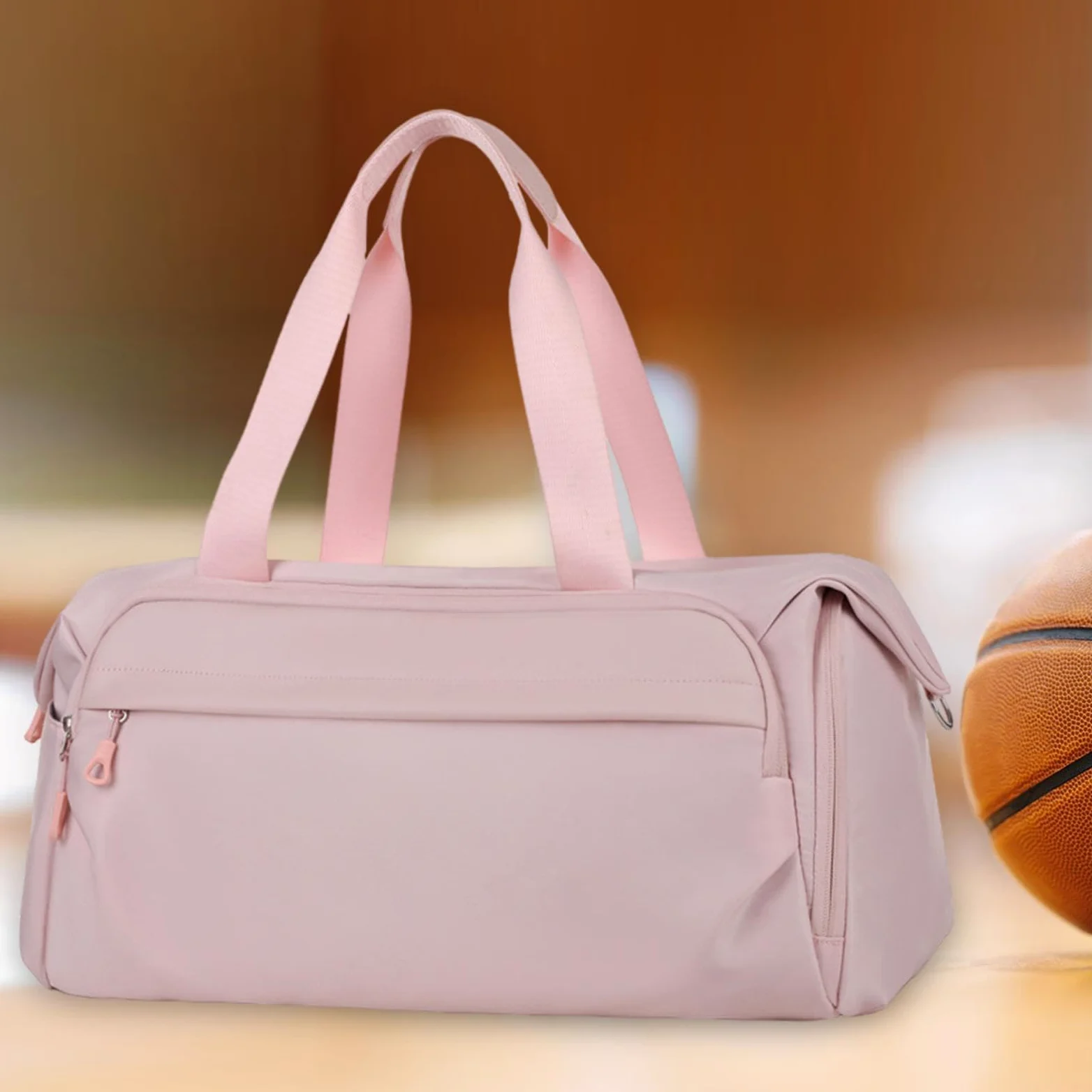 Bolsa de Gimnasio Deportiva con Compartimento para Zapatos Y Bolsillo Impermeable. Bolsa de Deporte Ligera Y Práctica para Gimnasio, Entrenami