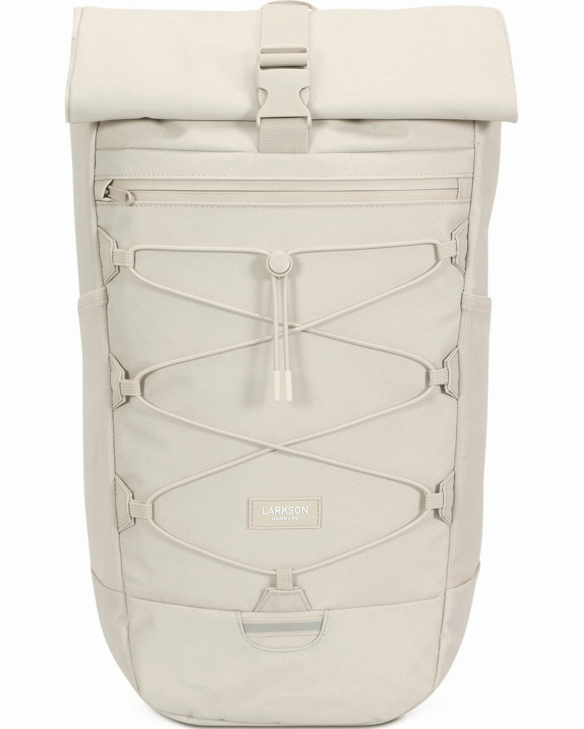 LARKSON Mochila de Marcha Mujer & Hombre Beige - Arvid - Mochila de Senderismo 20L - Trekking, Viaje, Montaña - Mochila con Cinturón de Cadera y Acolchado de Malla - Cremalleras Impermeables