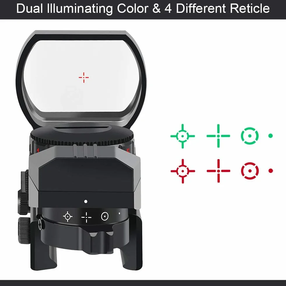 Feyachi RS-28 Mira de Punto Rojo, Airsoft Punto Rojo y Verde para Actividades Deportivas