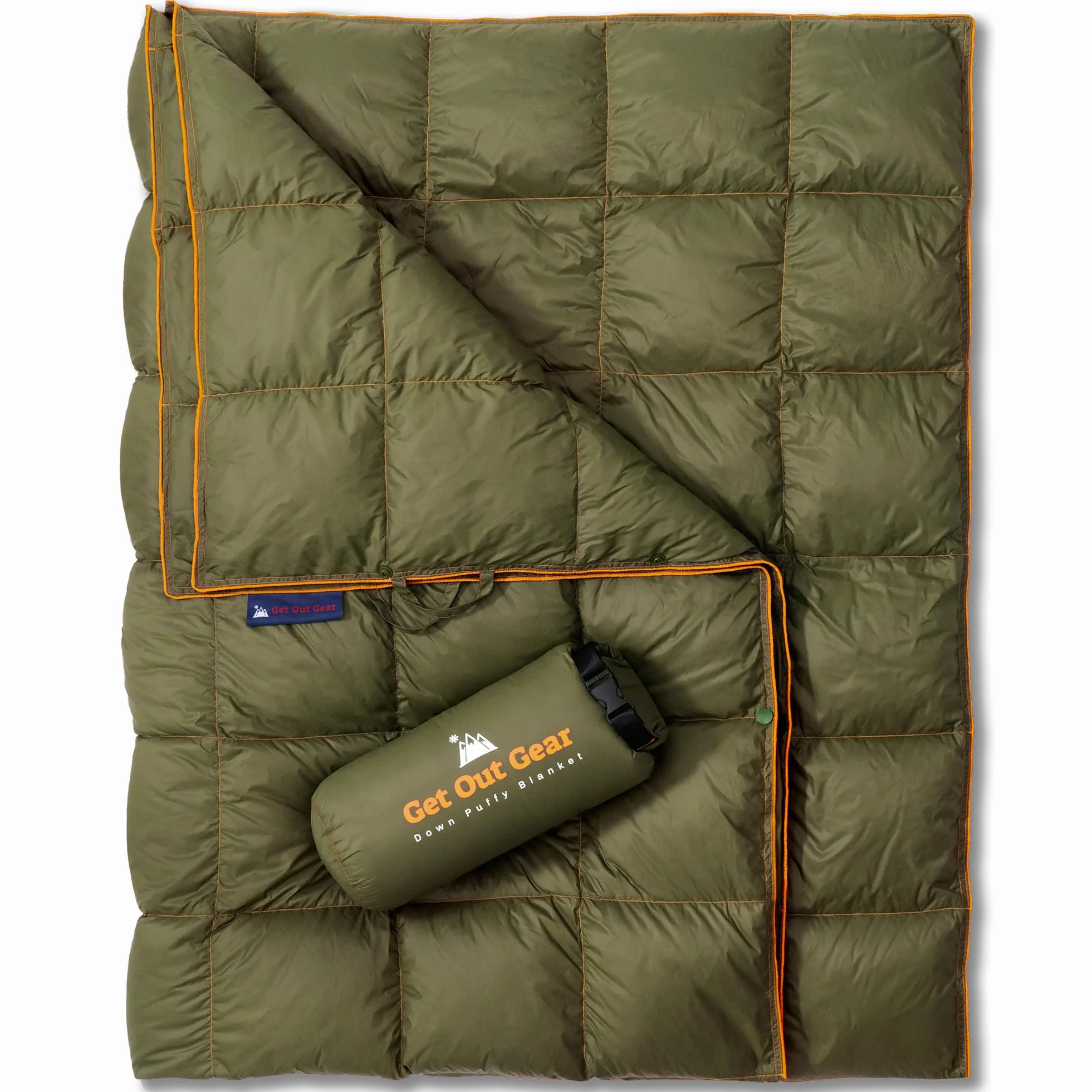 Manta de Camping de plumón 650 Relleno Impermeable Ligera Plegable