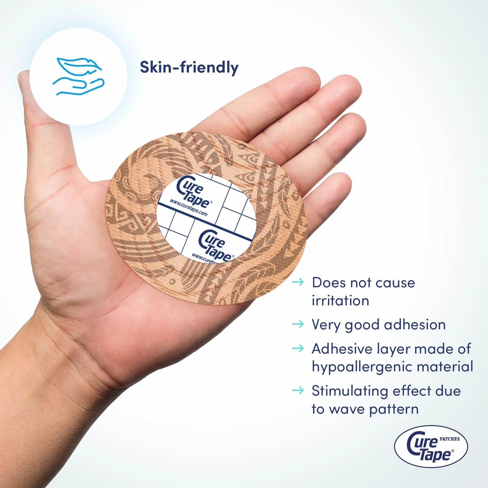 CureTape Sensor Patches Parches fijación sensores Freestyle Libre Dexcom Medtronic Guardian TÜV Tattoo
