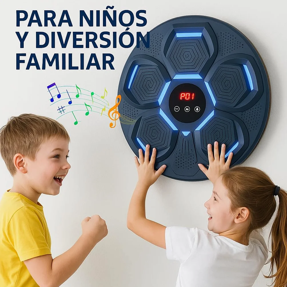 Máquina de Boxeo Musical Adulto - Pared, Music Punch, Punch Box