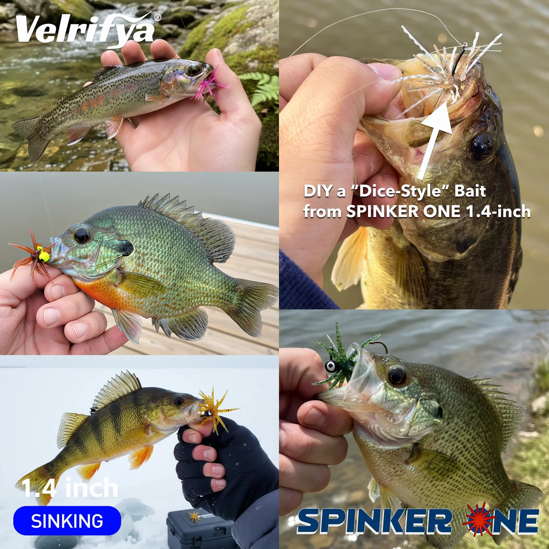 Señuelo de criatura tentáculo, cebos de plástico suave de estilo japonés para pesca de lubina, para tiro caído, aparejo Wacky Rig/Neko y finesse, hundimiento lento, cebo suave Velrifya