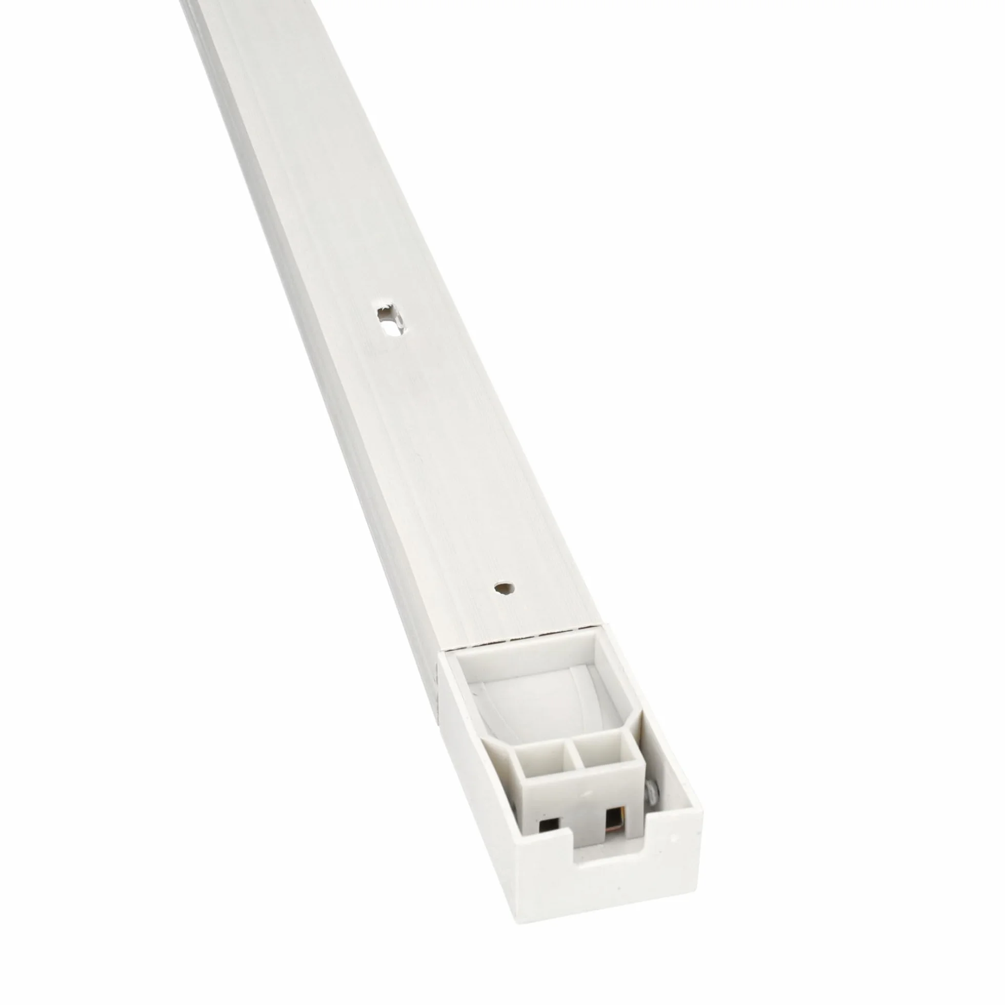 Carril Monofásico Riel para Focos LED 1 Metro Blanco 4 Unidades