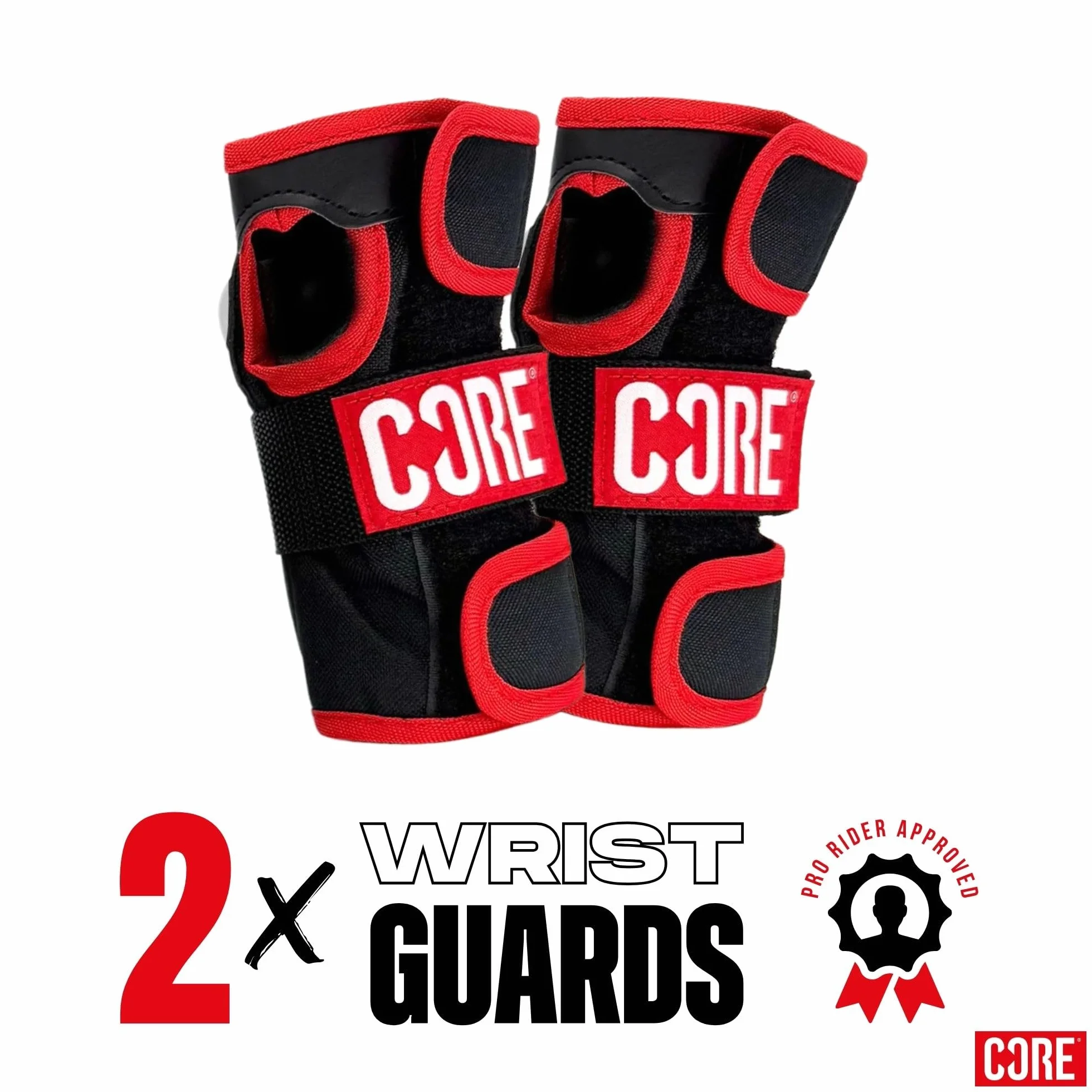 CORE Skate Pads 3-Pack (S - Negro)