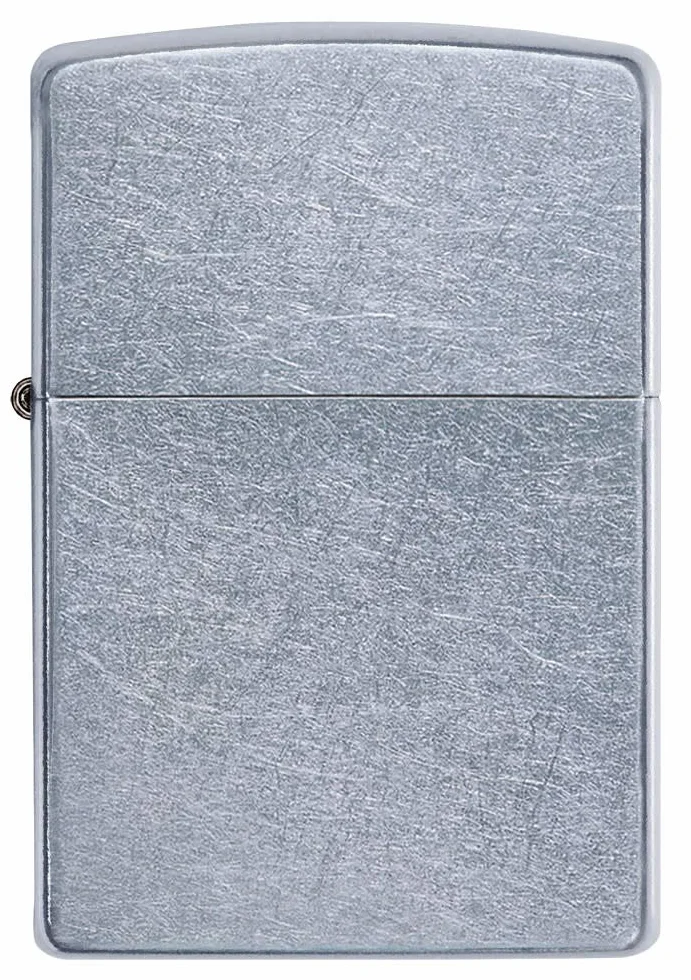 Zippo Encendedor a Prueba de Viento Street Chrome Recargable Estuche de Regalo Metal