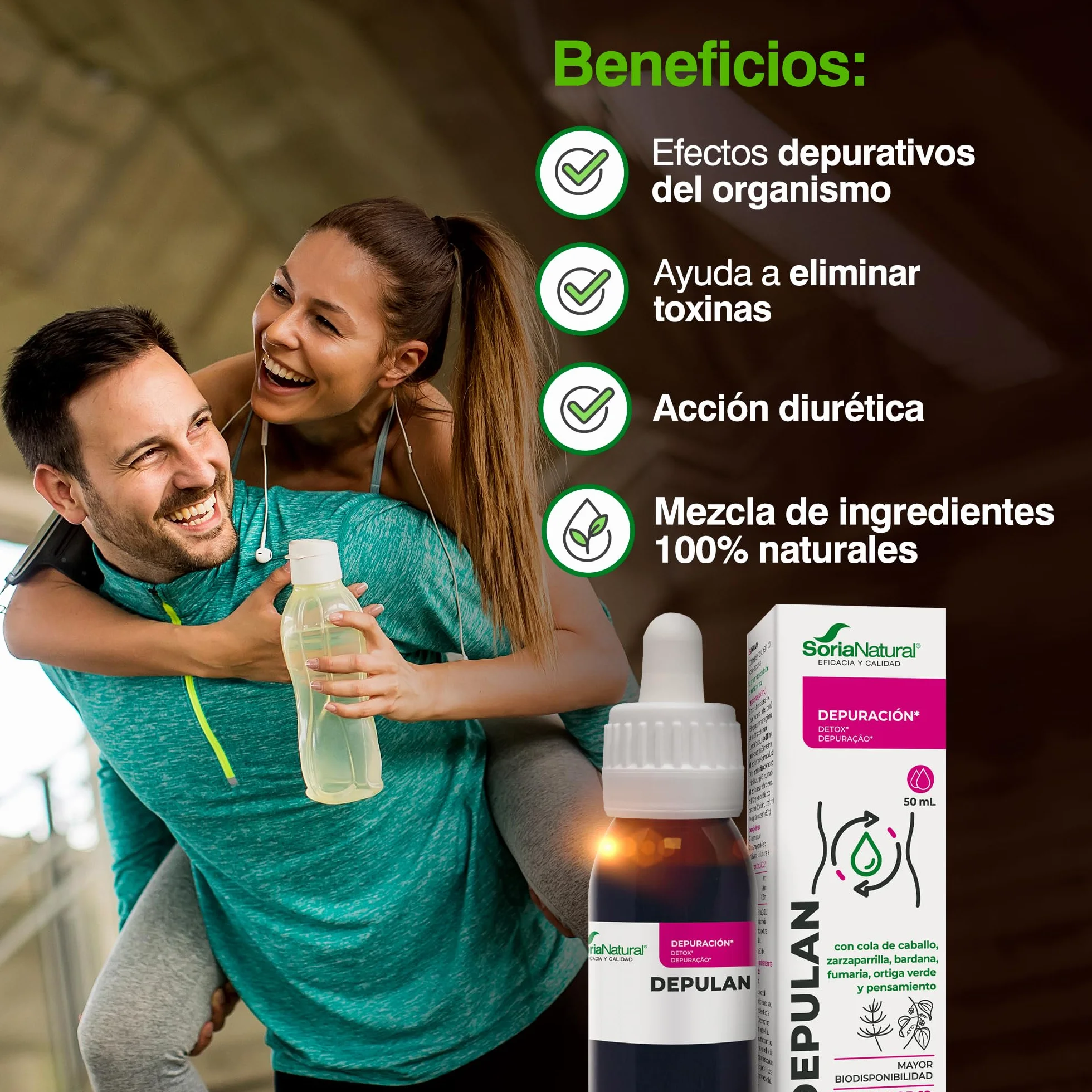 Soria Natural Composor 19 Depulan Complex 50ml Detoksykacja Oczyszczanie Wątroba Nerki
