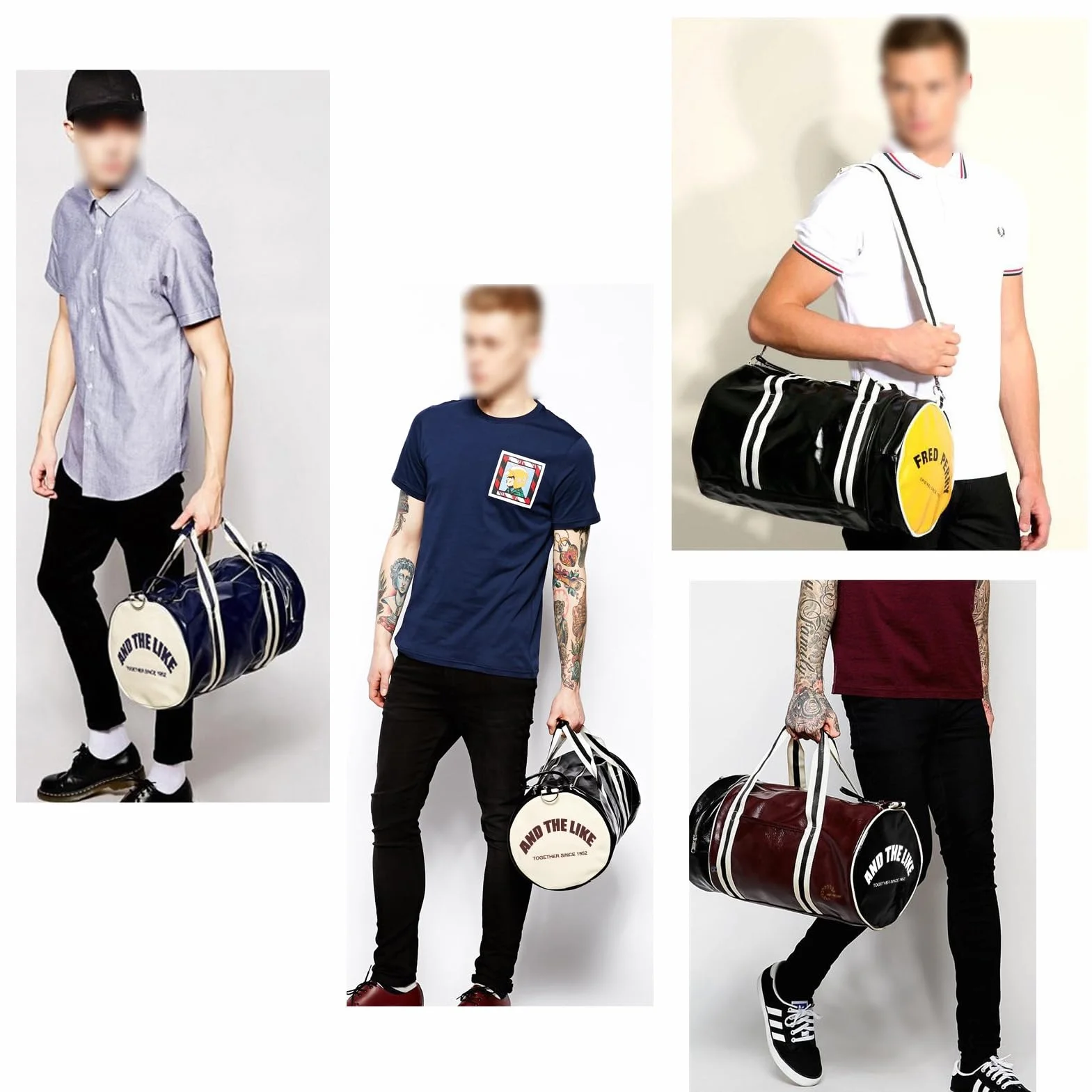 Bolsa De Deportes PU Estilo Vintage Gran Capacidad Unisex Entrenamiento Físico