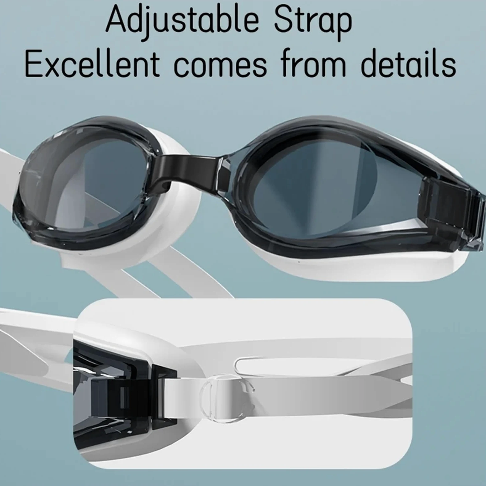 1 pieza gafas de natación unisex antivaho impermeables Para Deportes | Gafas de natación for adultos, gafas de natación ajustables sin fugas