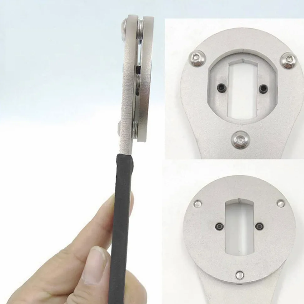 Llave inglesa de soporte inferior de bicicleta, herramienta de eliminación de anillos de bloqueo de bicicleta, herramienta de eliminación de auriculares, llave de reparación múltiple