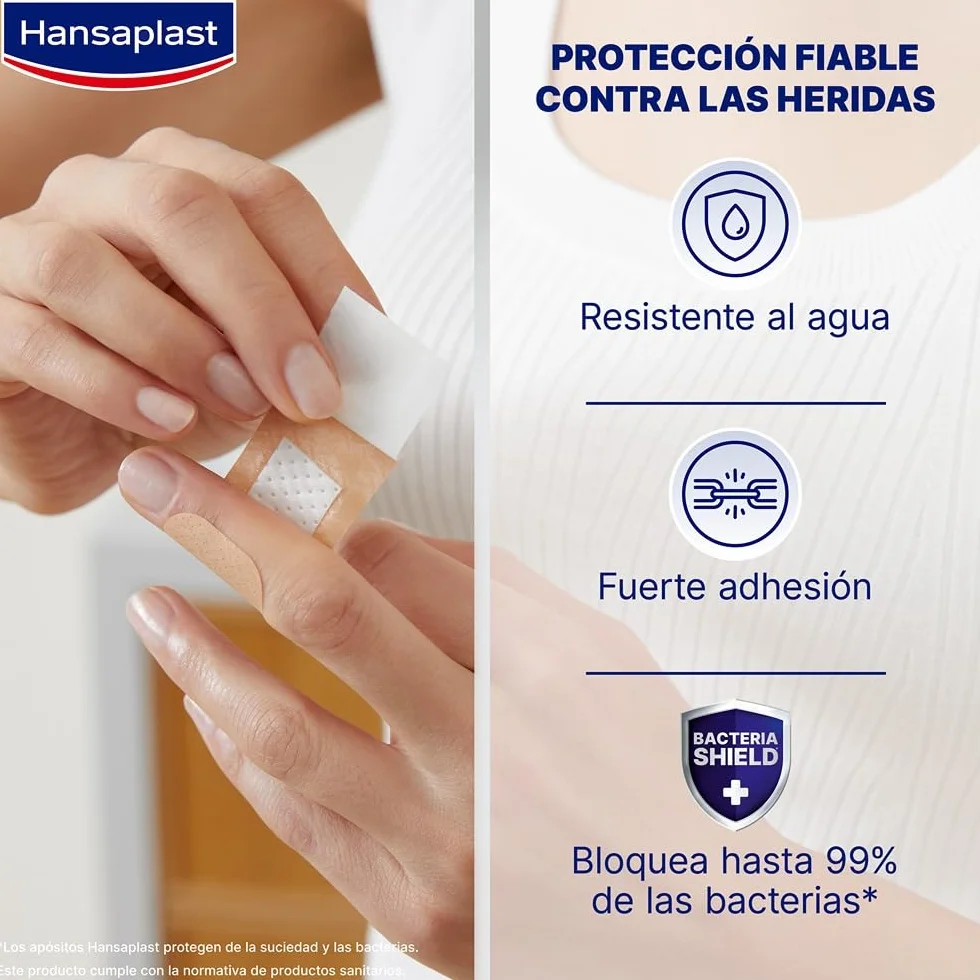 Hansaplast Universal Tira para cortar 10 x 6 cm apósitos impermeables transpirables