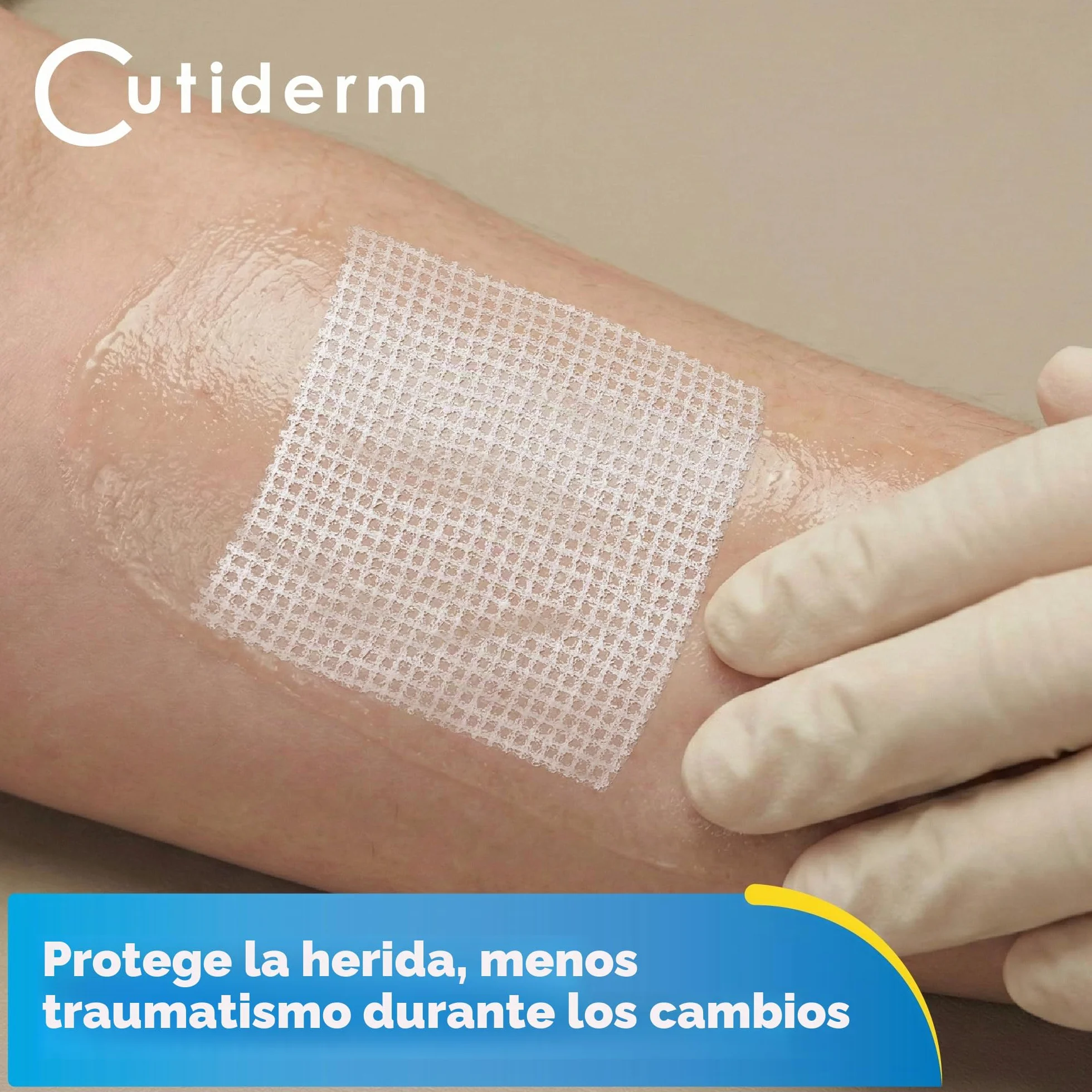 Cutiderm Apósitos De Gasa De Parafina 5cm x 5cm Paquete 20 unidades