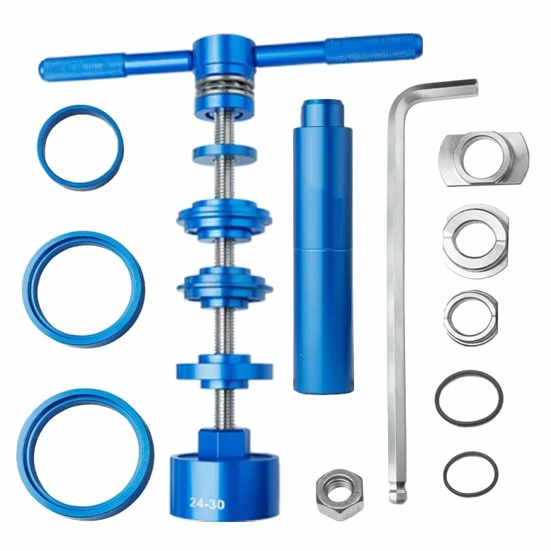 Kit de herramientas extracción rodamientos bicicleta, Instalación rápida, removedor tensor extractor cadena(Professional Edition)