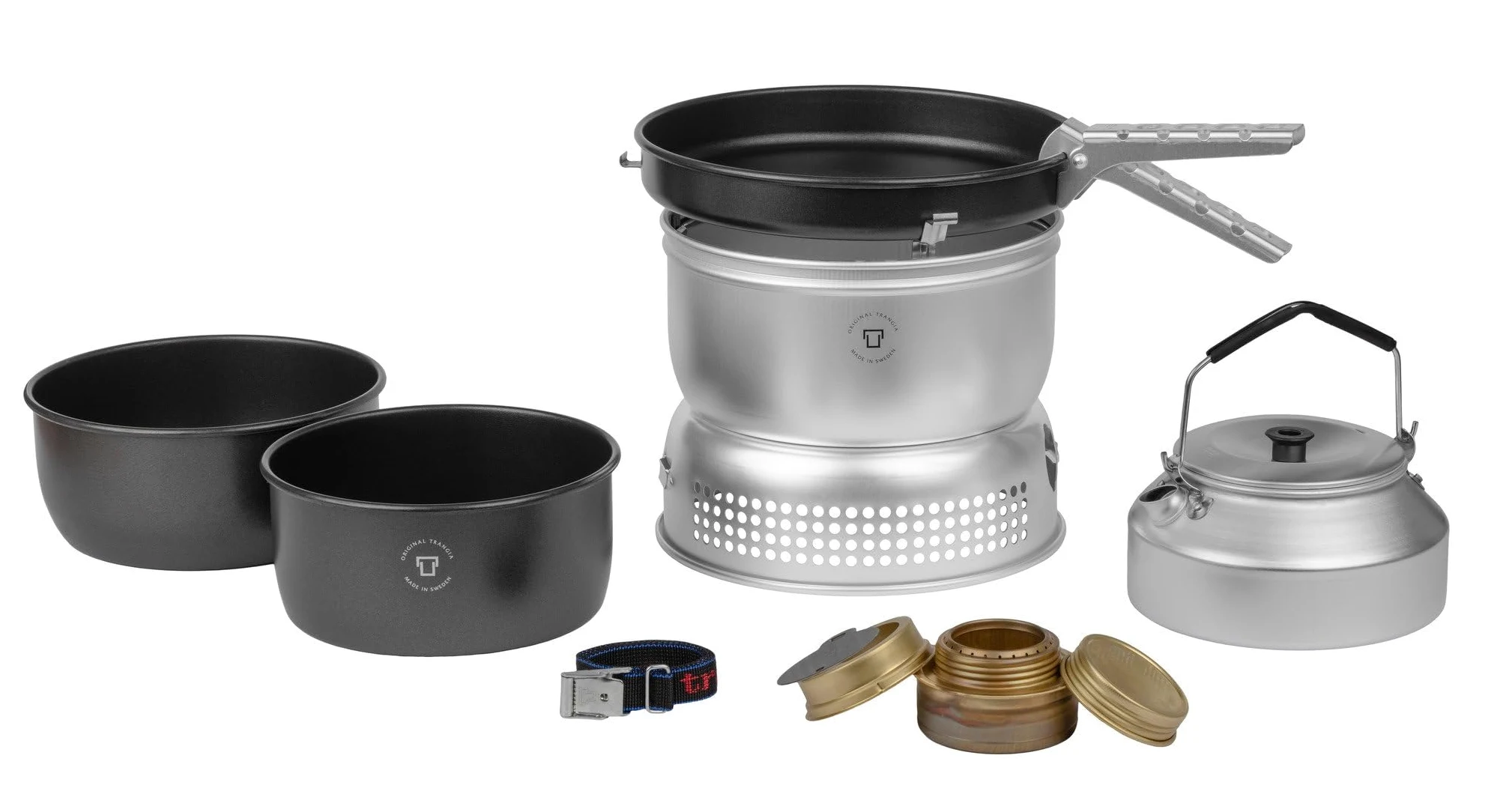 Trangia 25 - Juego de Cocina Antiadherente con hervidor y Quemador de Alcohol